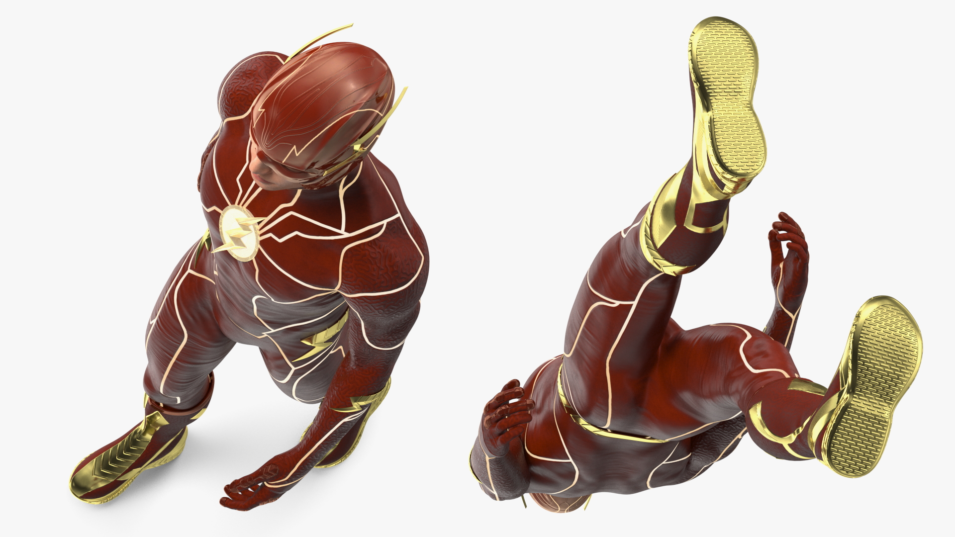 3D DC Flash Walking Pose