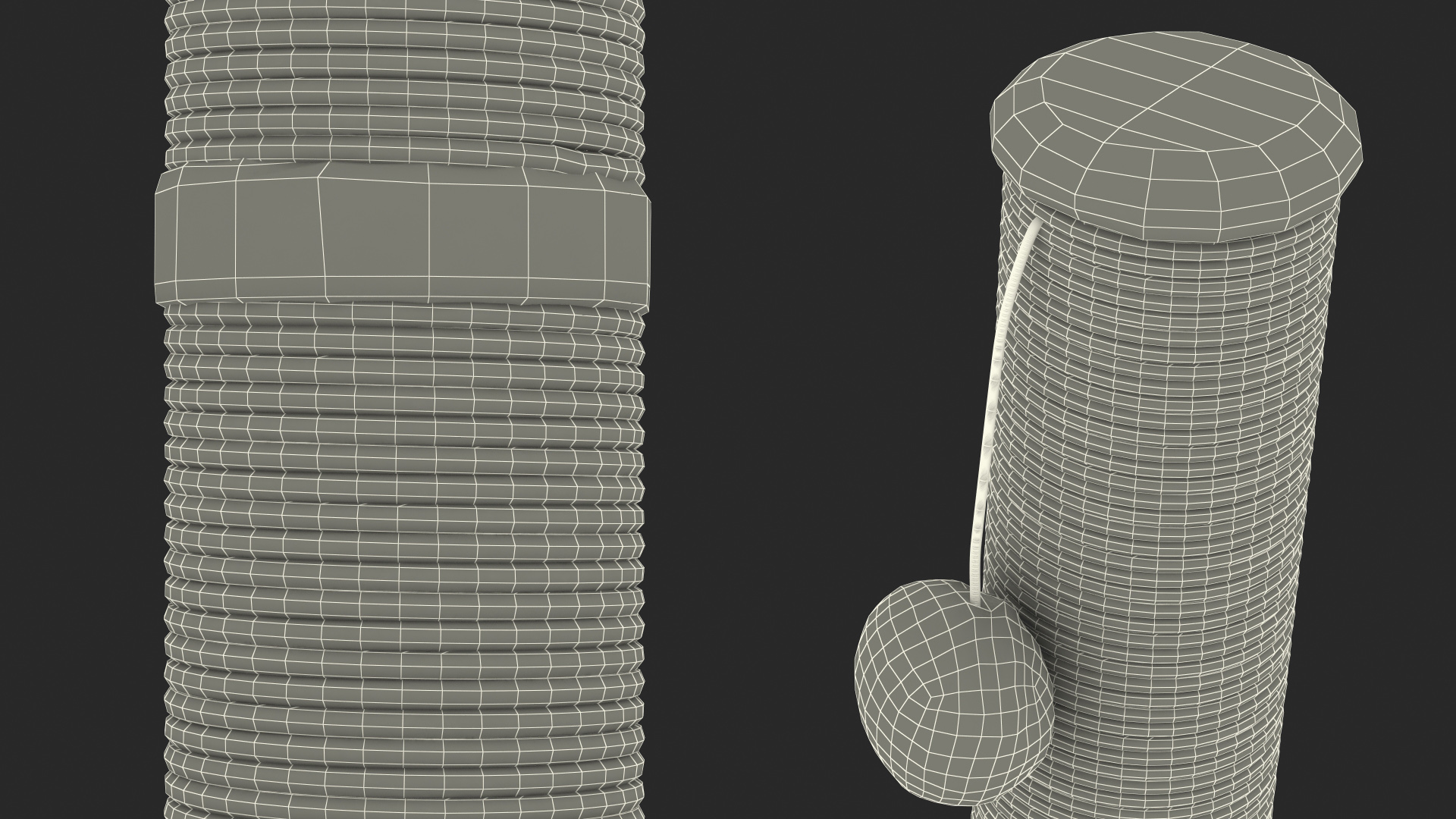 Cat Playing With A Scratching Post 3D model