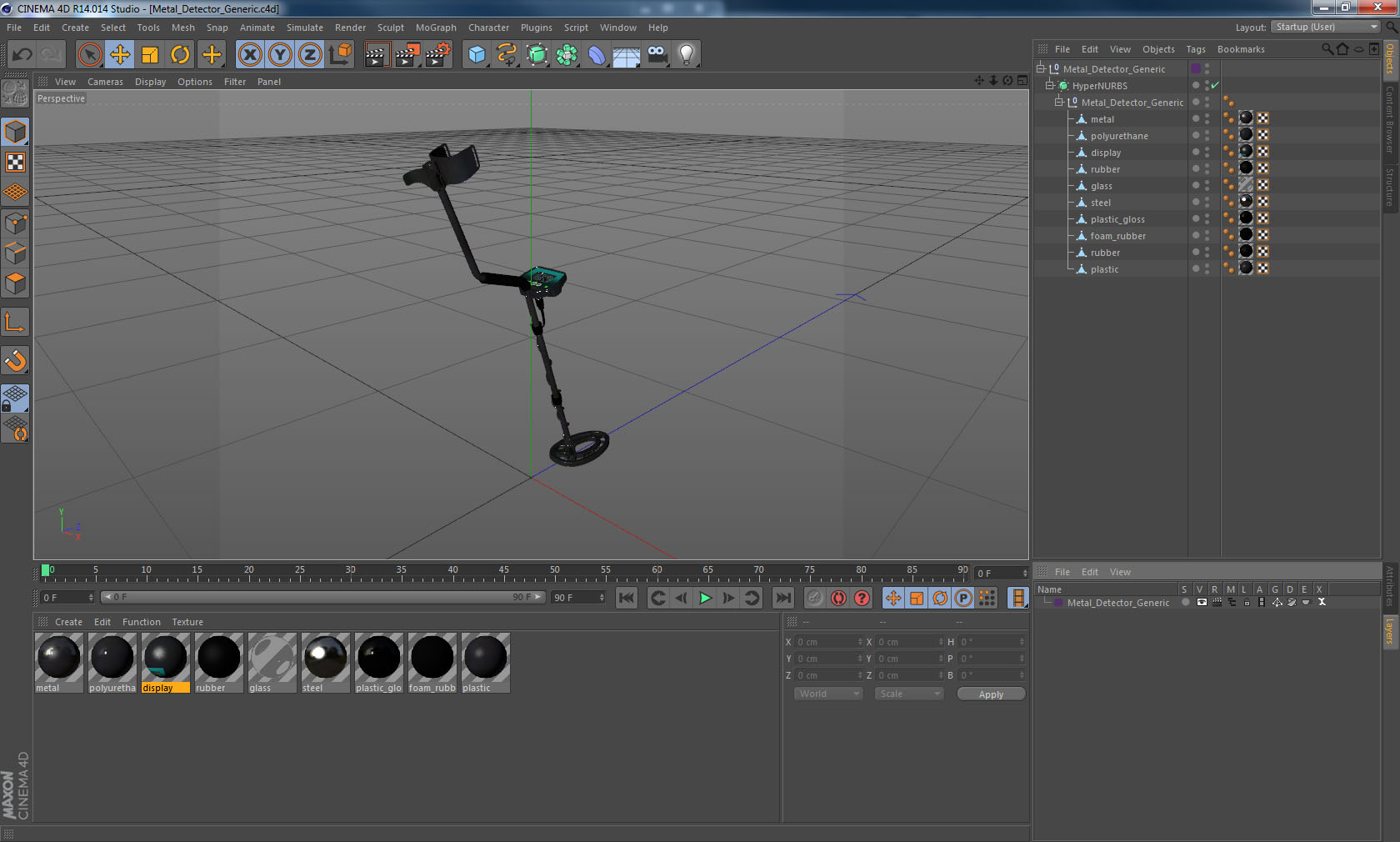 Metal Detector Generic 3D