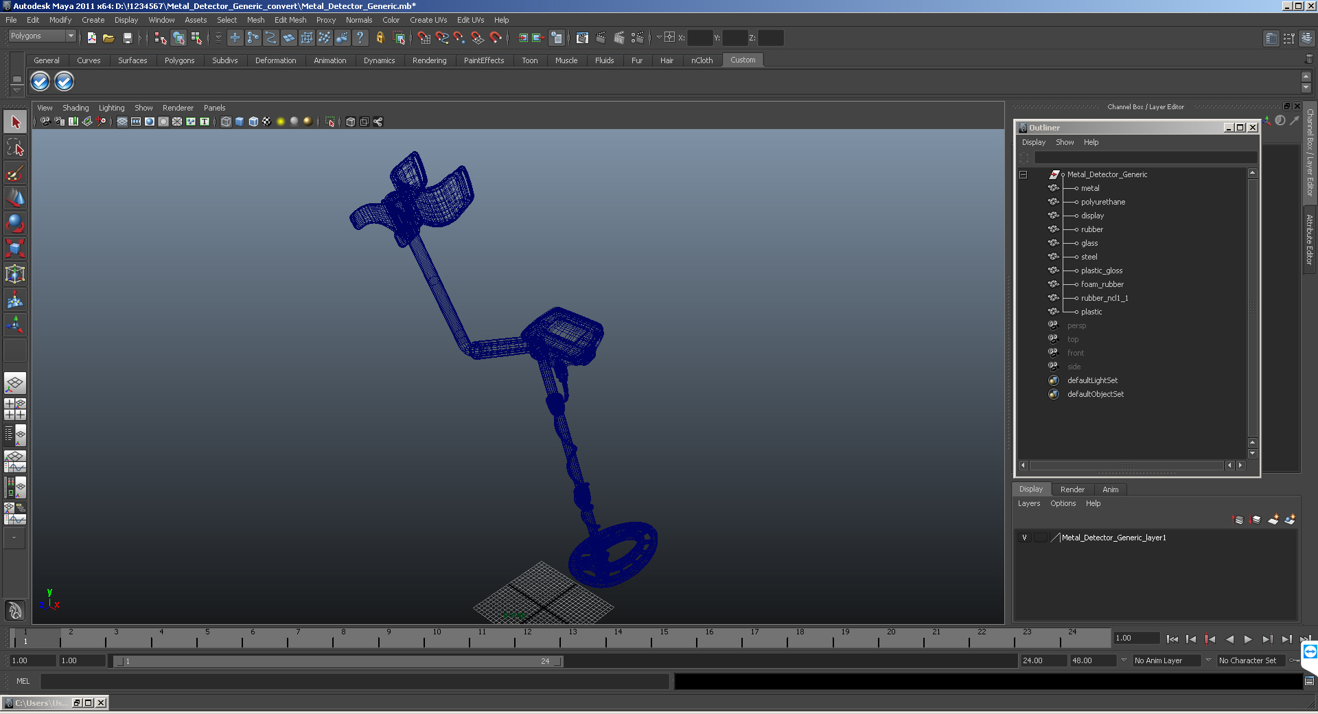 Metal Detector Generic 3D