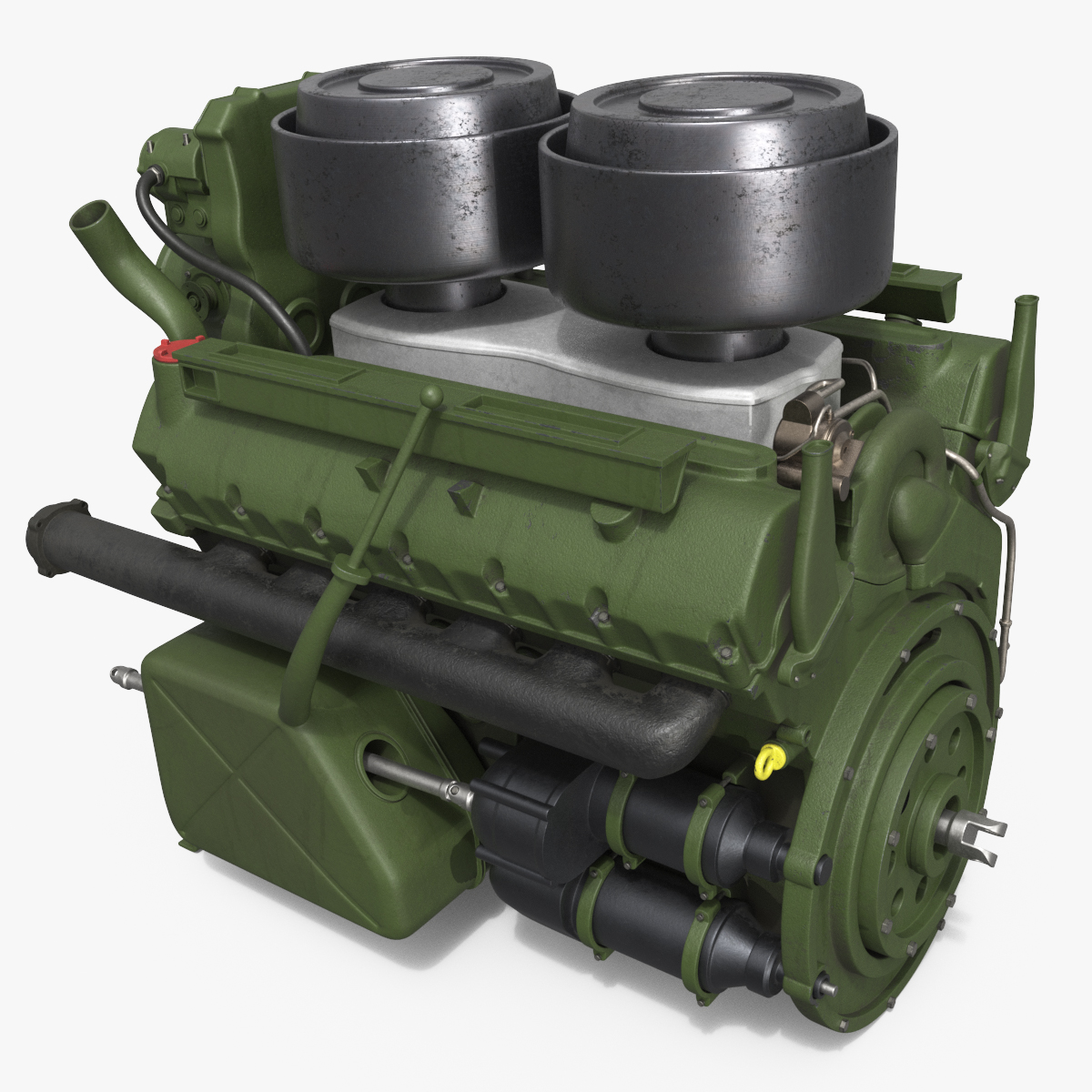 Military V12 Tank Engine - Standard