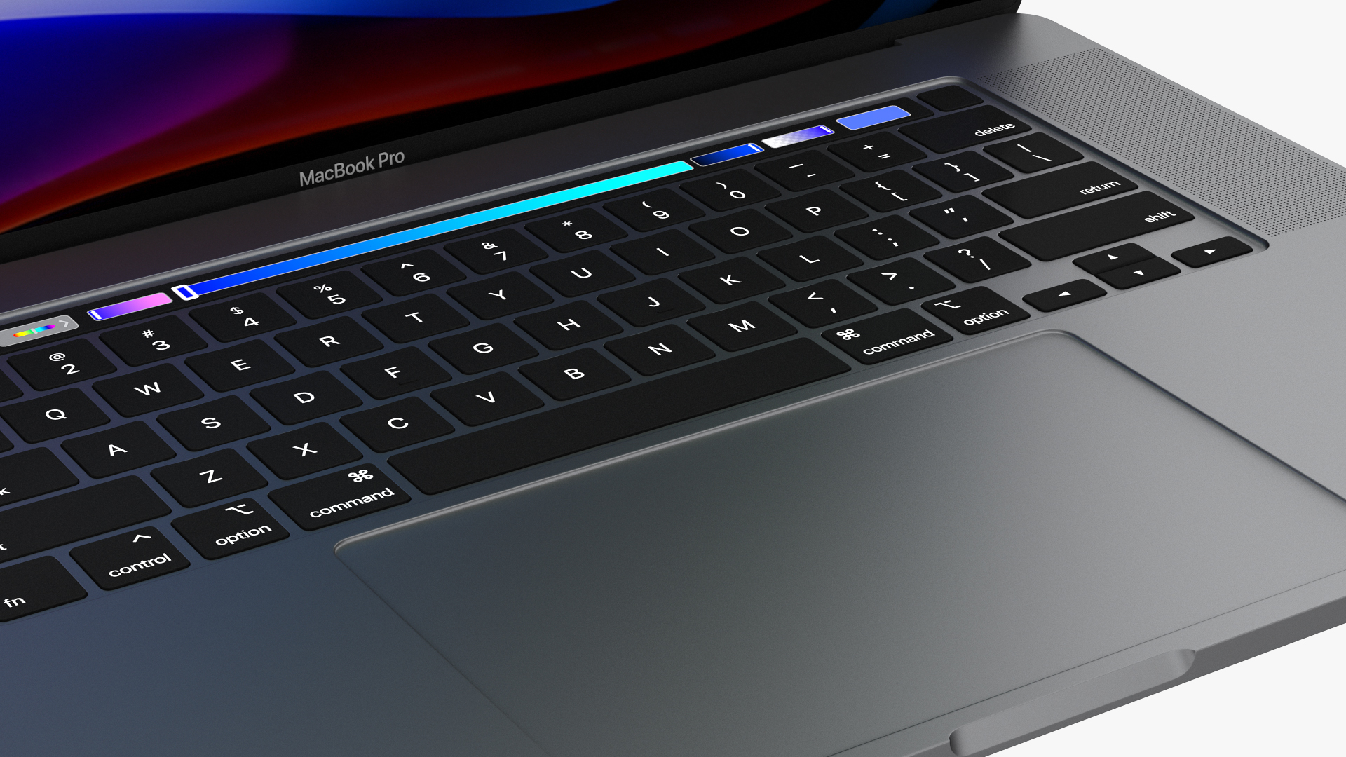3D model Macbook Pro 16 inch Space Grey