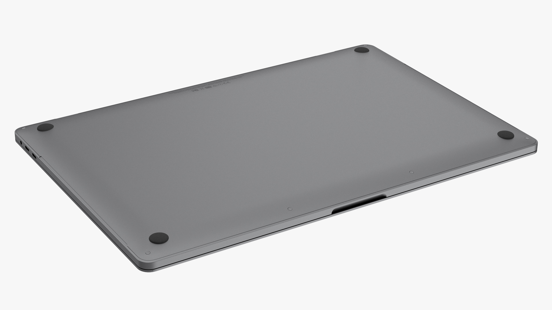 3D model Macbook Pro 16 inch Space Grey