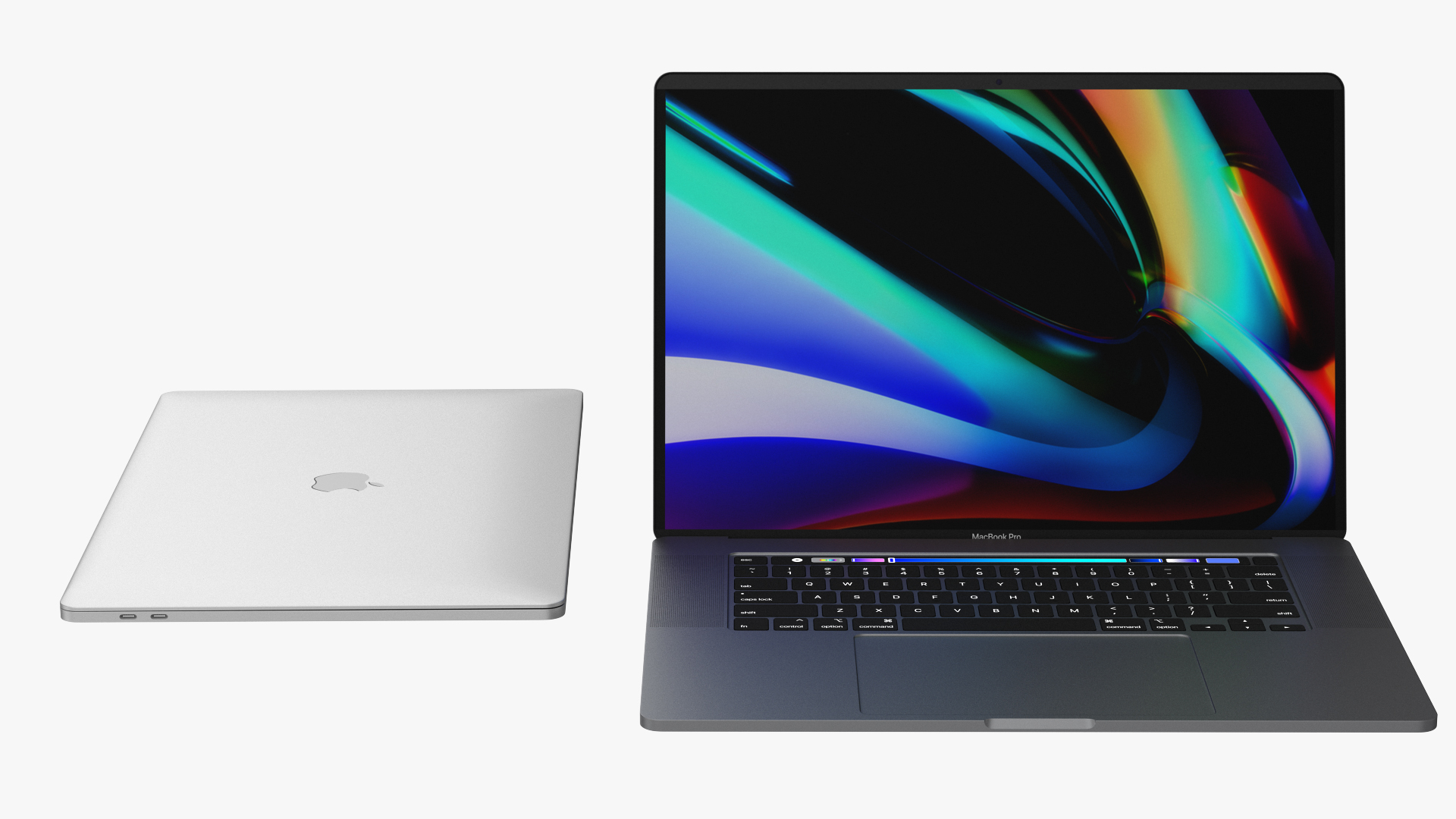 3D model Macbook Pro 16 inch Space Grey