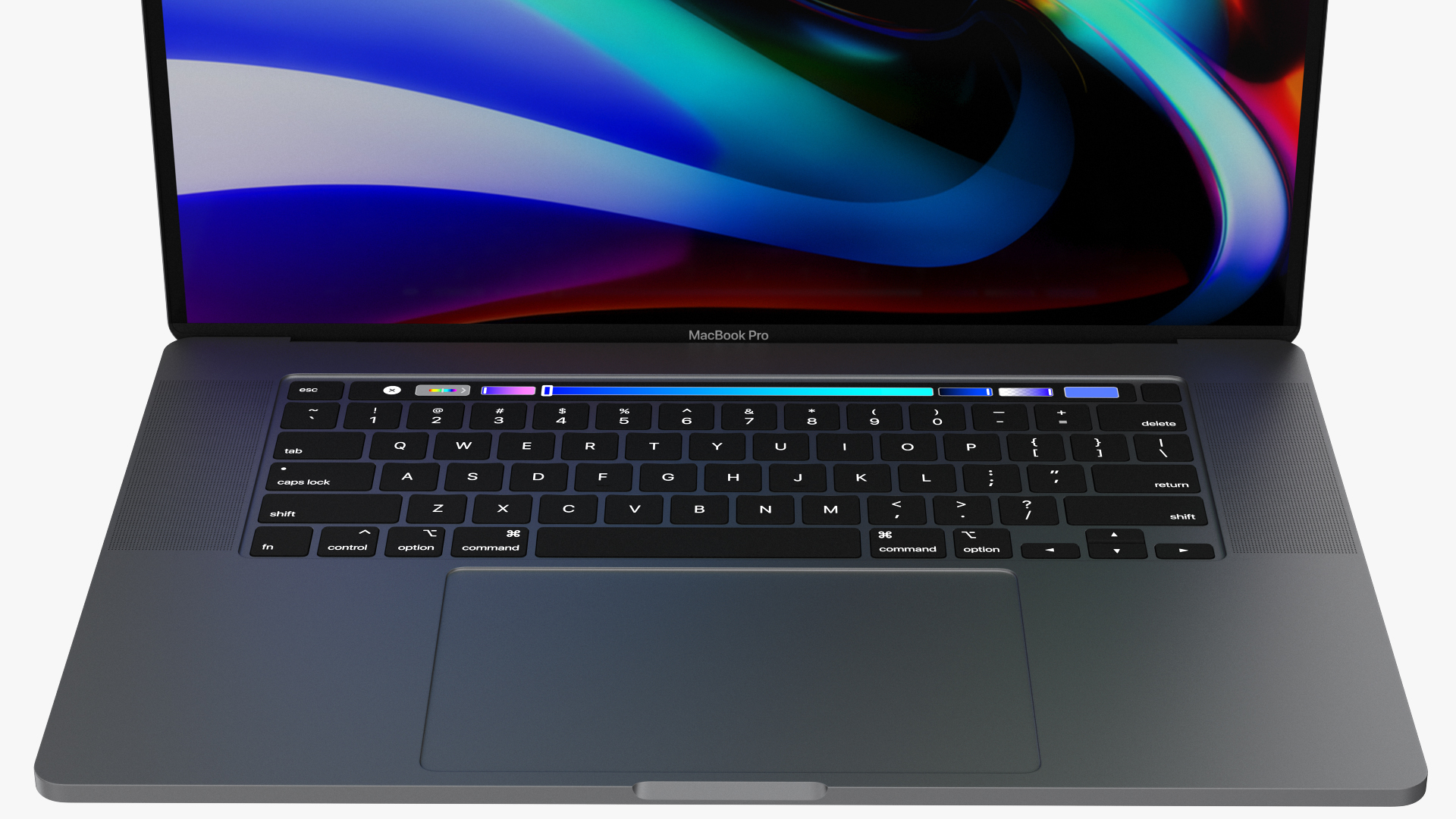 3D model Macbook Pro 16 inch Space Grey