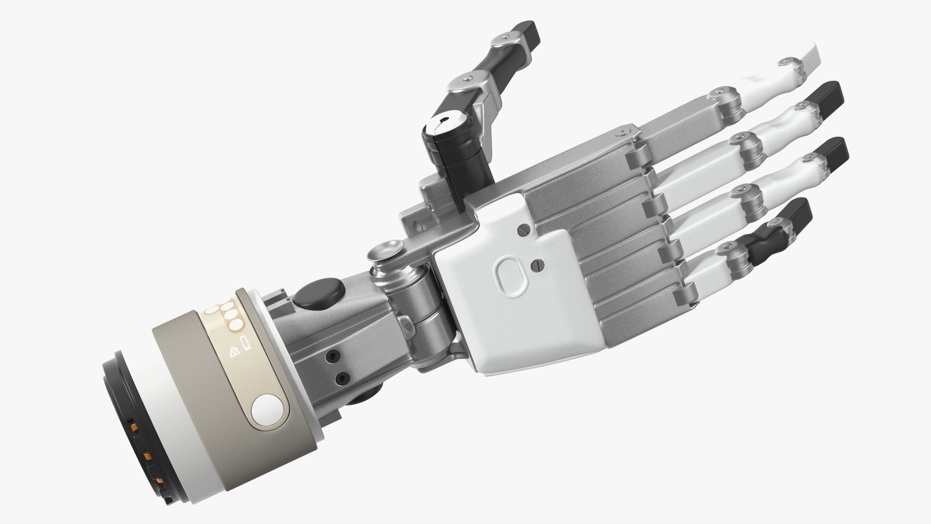 3D model Mechanical Arm Rigged for Maya