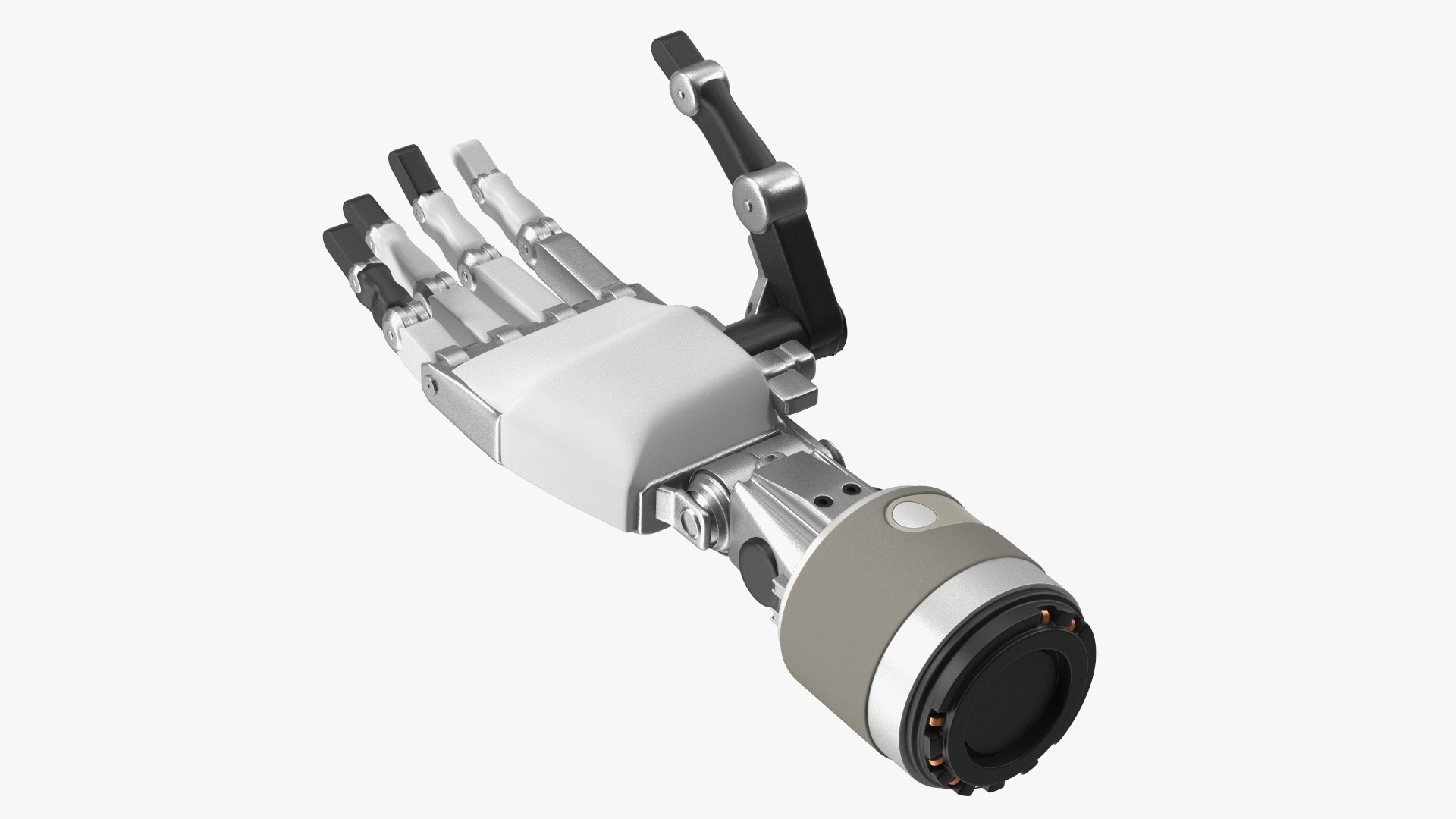 3D model Mechanical Arm Rigged for Maya