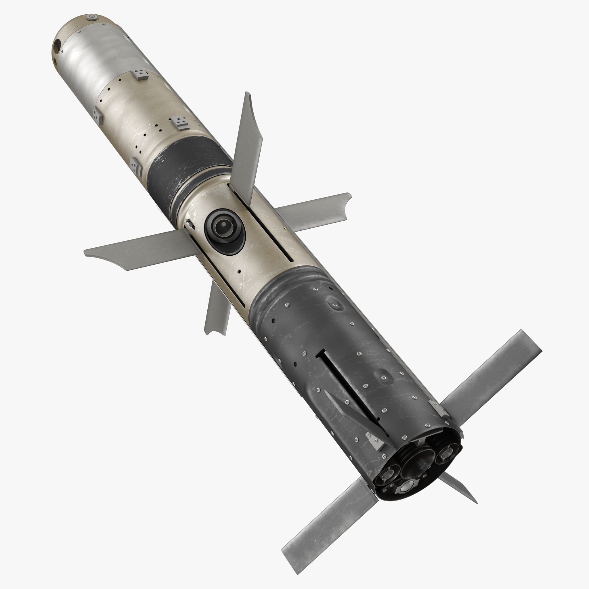 BGM 71F TOW Missile 3D Model, view 9