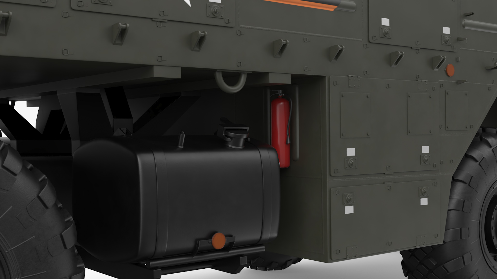 Tactical Missile System Iskander SS-26 Stone 3D model