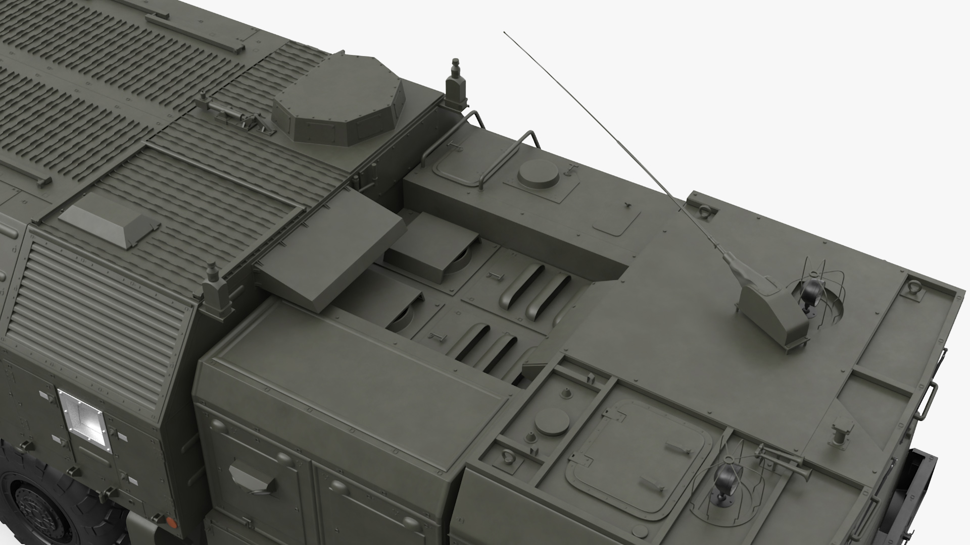Tactical Missile System Iskander SS-26 Stone 3D model