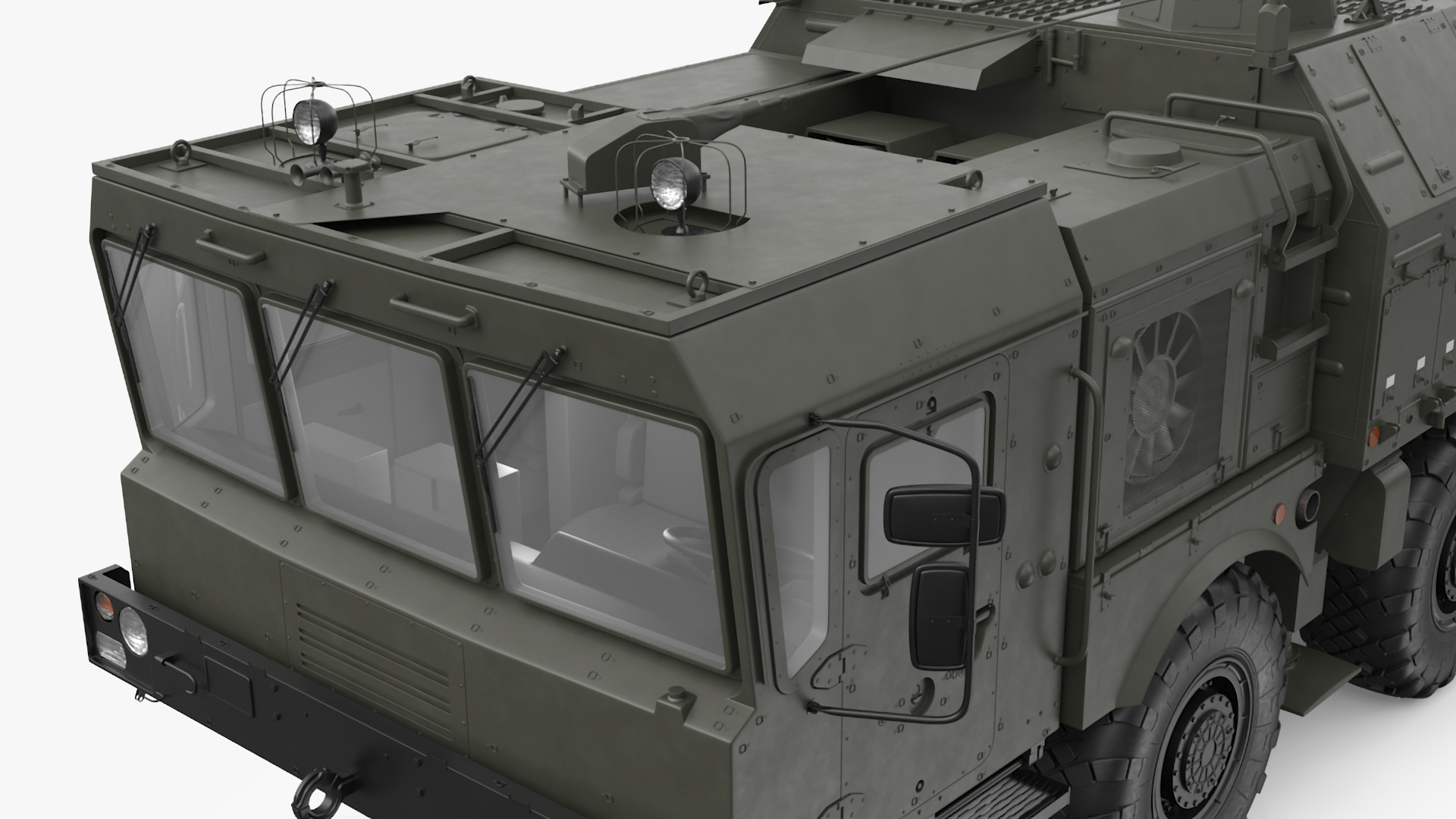Tactical Missile System Iskander SS-26 Stone 3D model