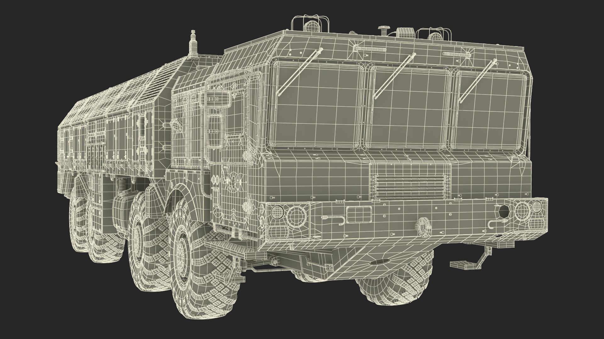 Tactical Missile System Iskander SS-26 Stone 3D model