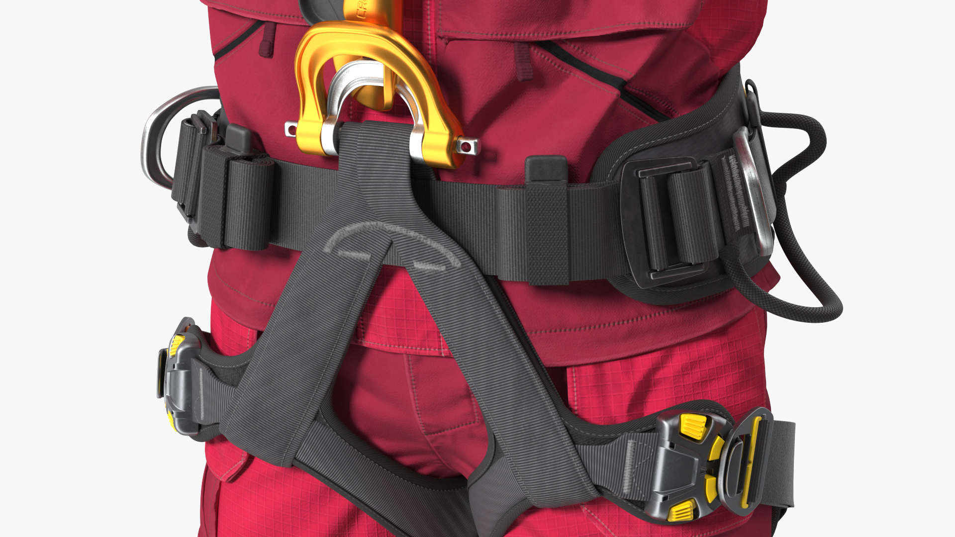 Alpinist Worker T Pose 3D