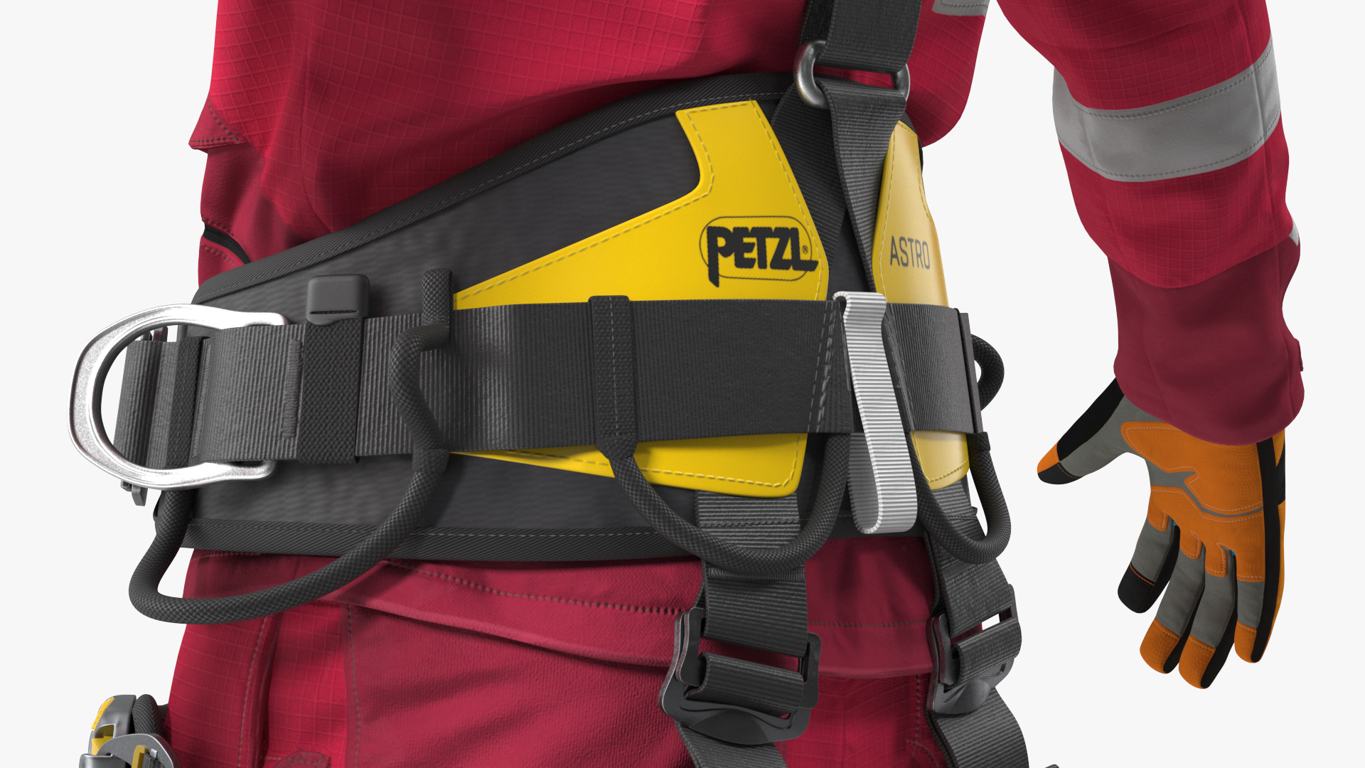 Alpinist Worker T Pose 3D