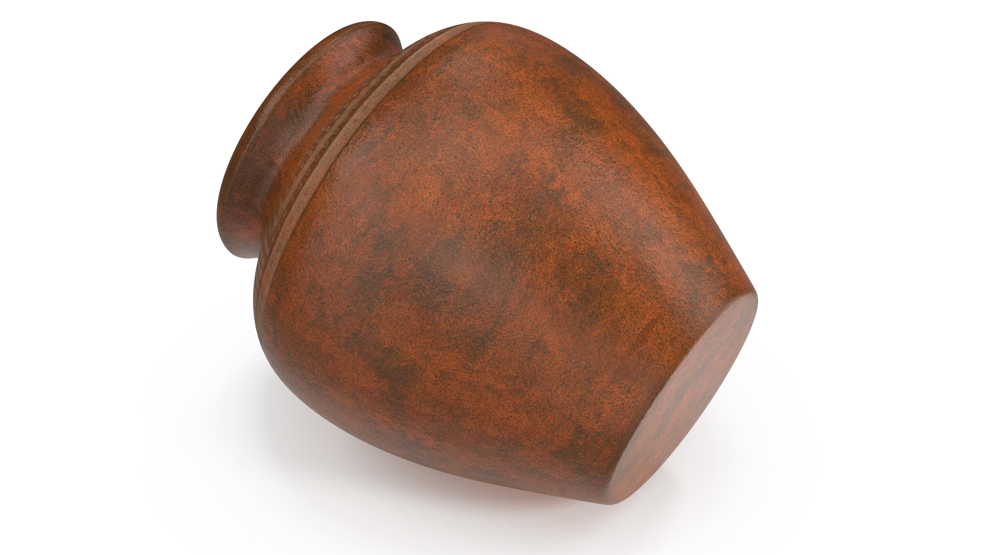 3D Old Clay Pot Full of Gold Coins