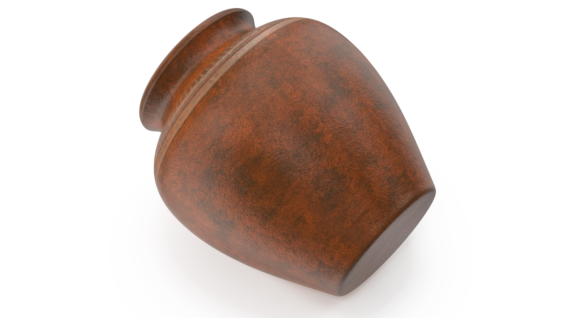 3D Old Clay Pot Full of Gold Coins