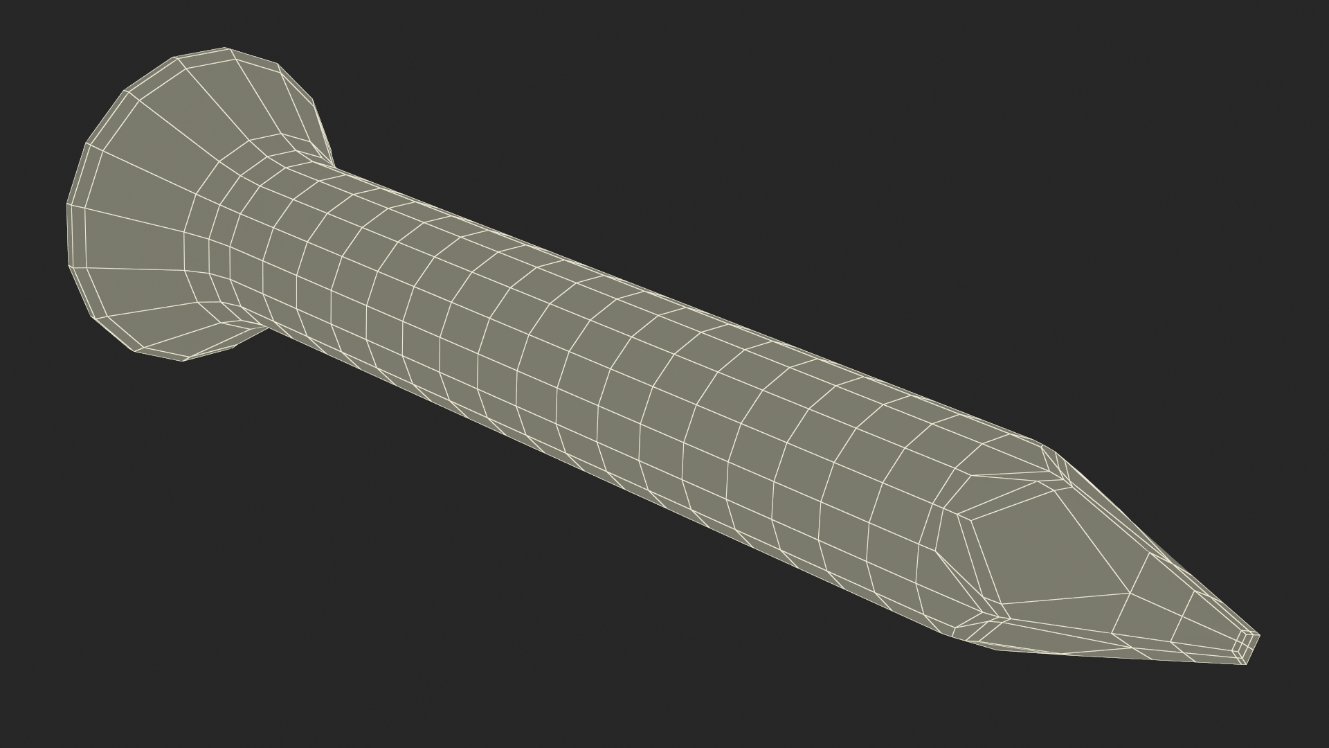 3D Masonry Nails model