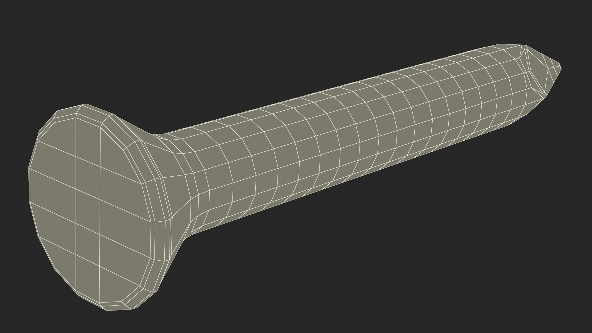 3D Masonry Nails model
