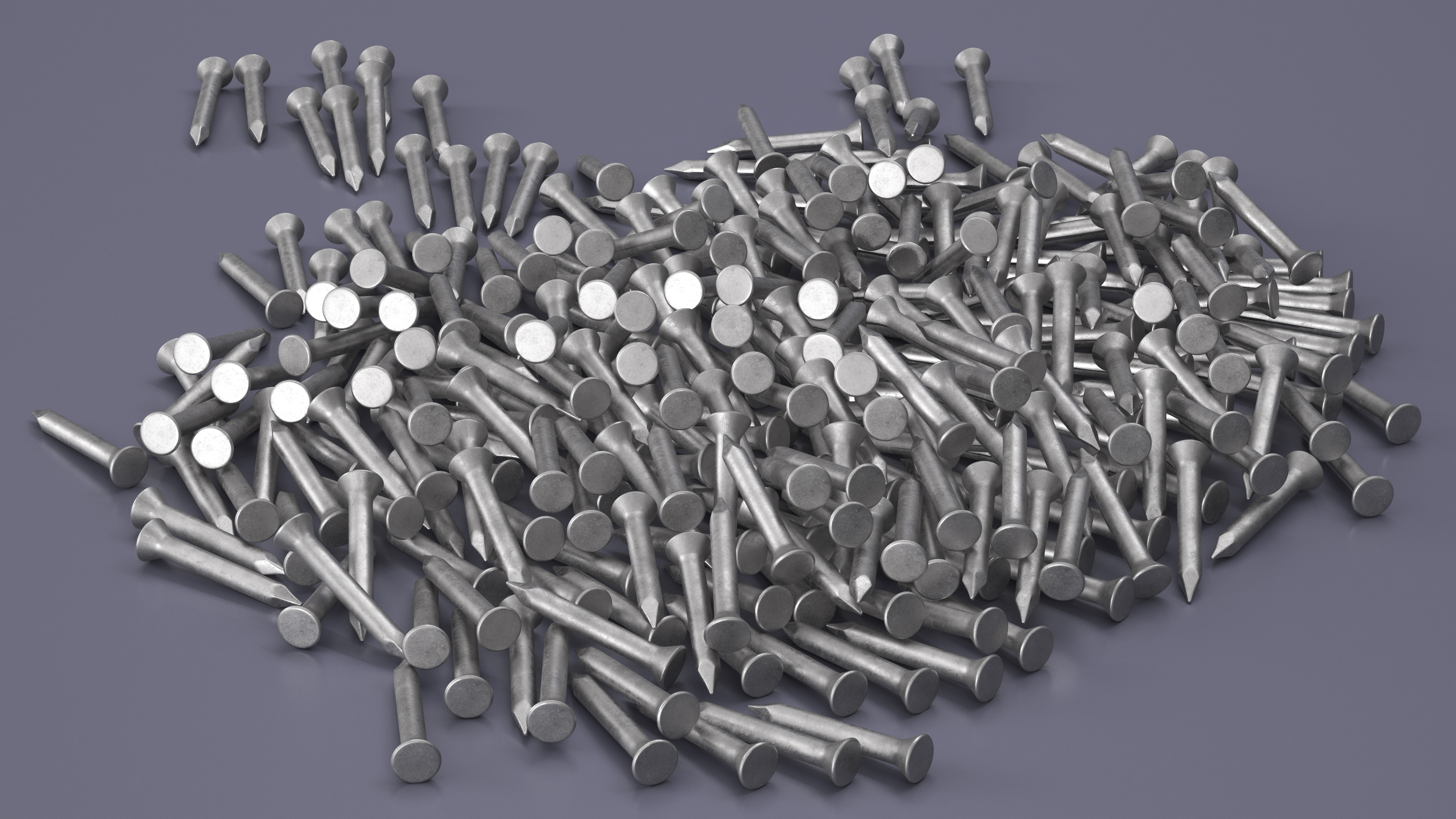 3D Masonry Nails model