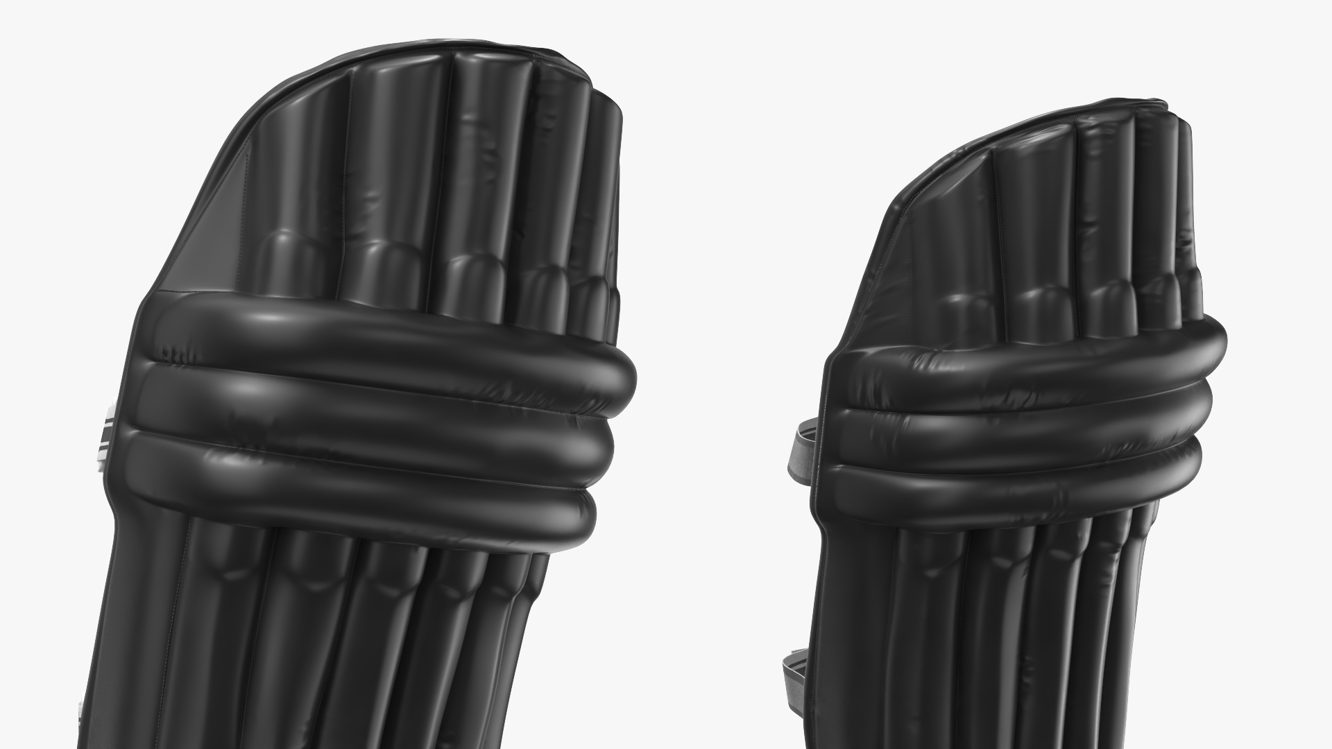 Cricket Batting Pads Pair Black, view 8
