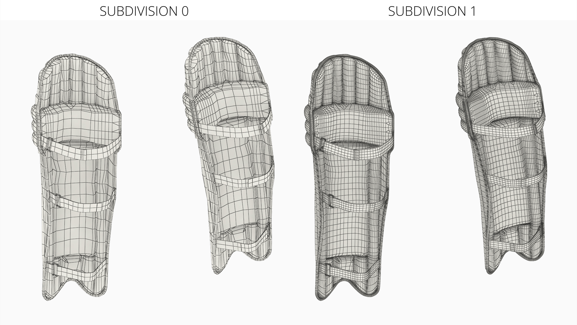 Cricket Batting Pads Pair Black, view 11