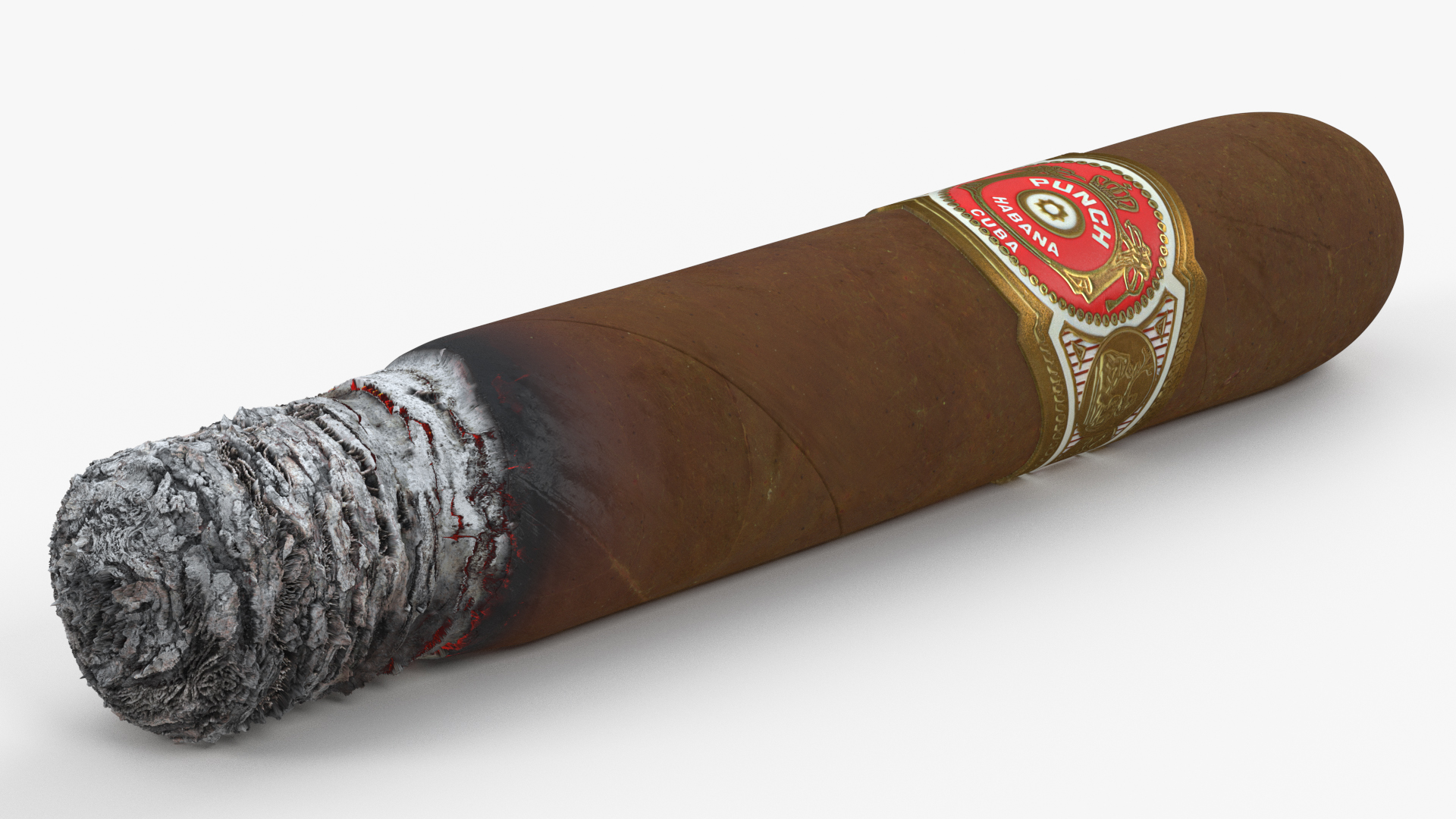 Cigar Punch Short De Punch Burning 3D model