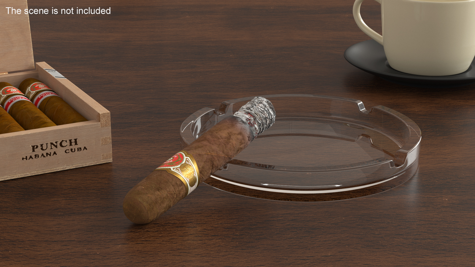 Cigar Punch Short De Punch Burning 3D model
