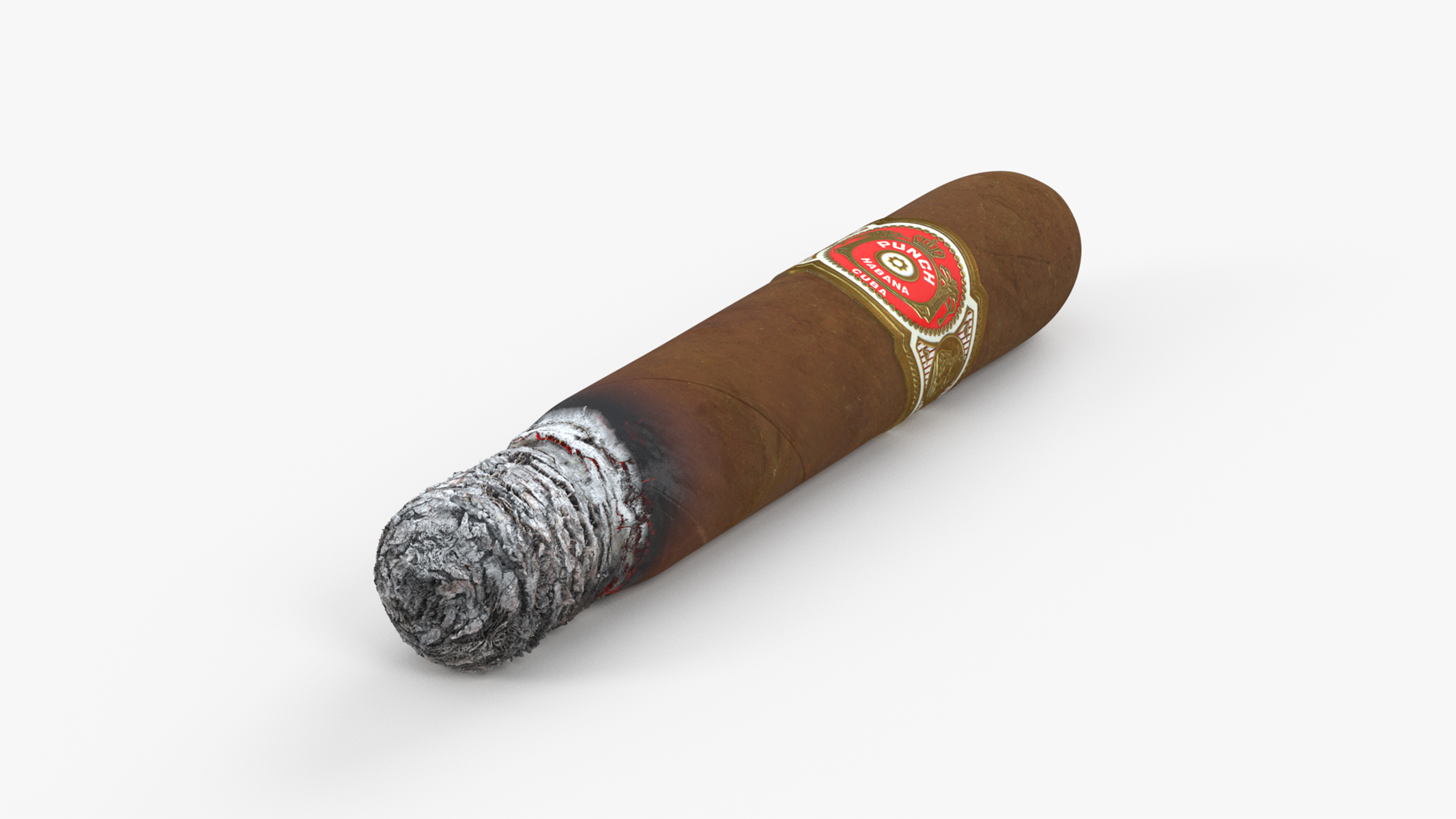 Cigar Punch Short De Punch Burning 3D model
