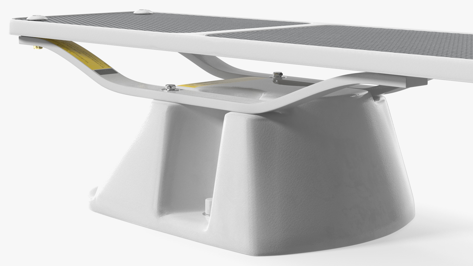 Pool Diving Board Gray 3D