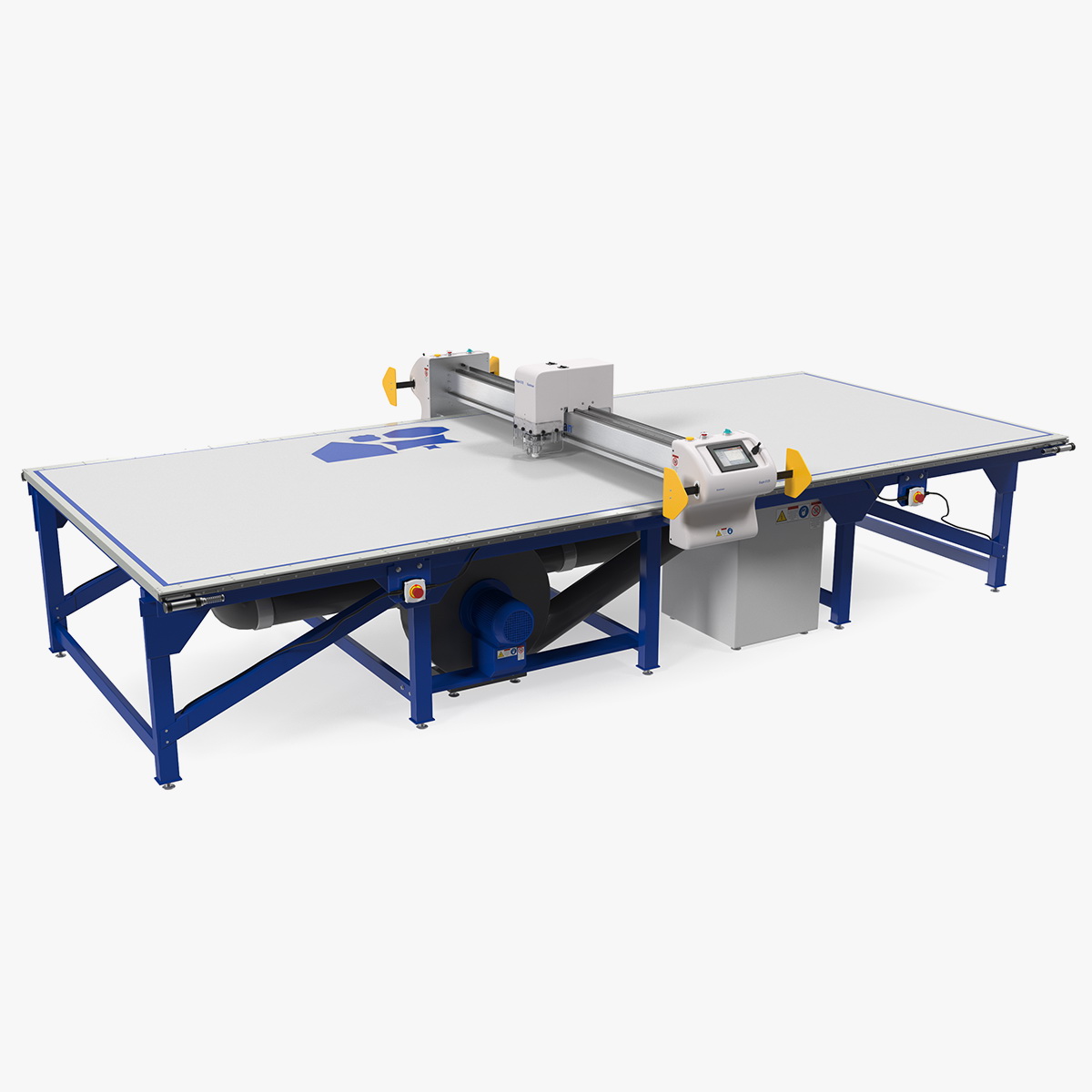 Eastman Eagle S125 Static Table Cutting System 3D Model, view 3