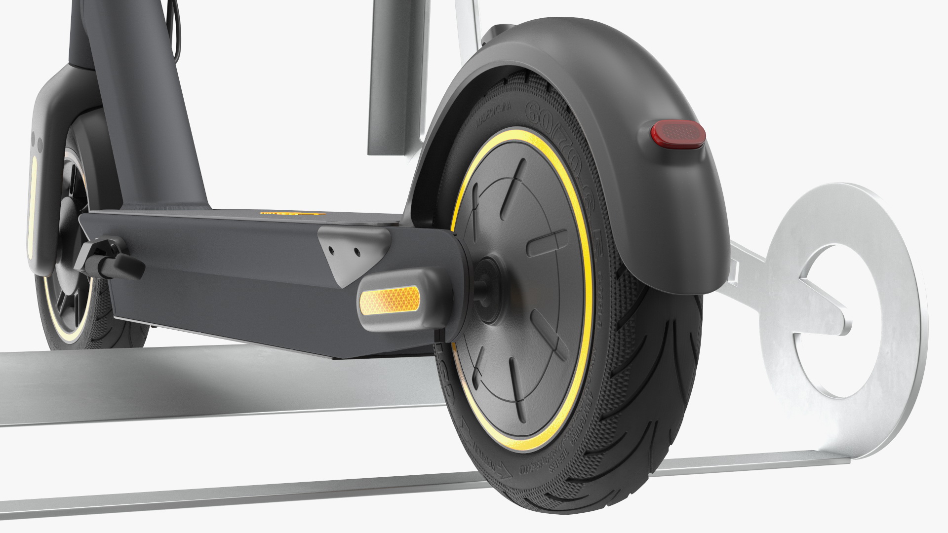 Scooter Parking Rack with Ninebot KickScooter MAX 3D model