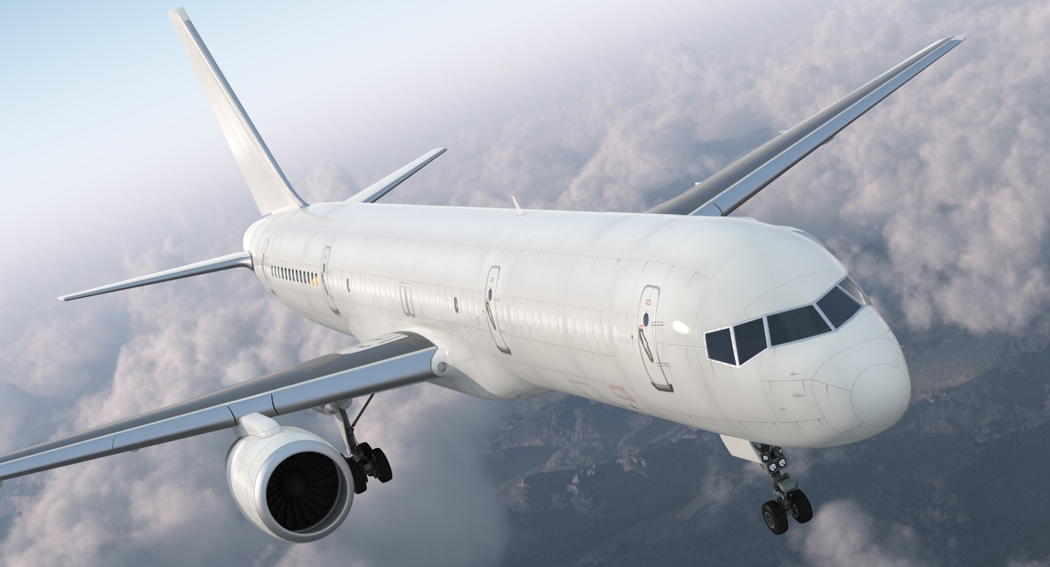 3D model Boeing 757 200F Generic Rigged