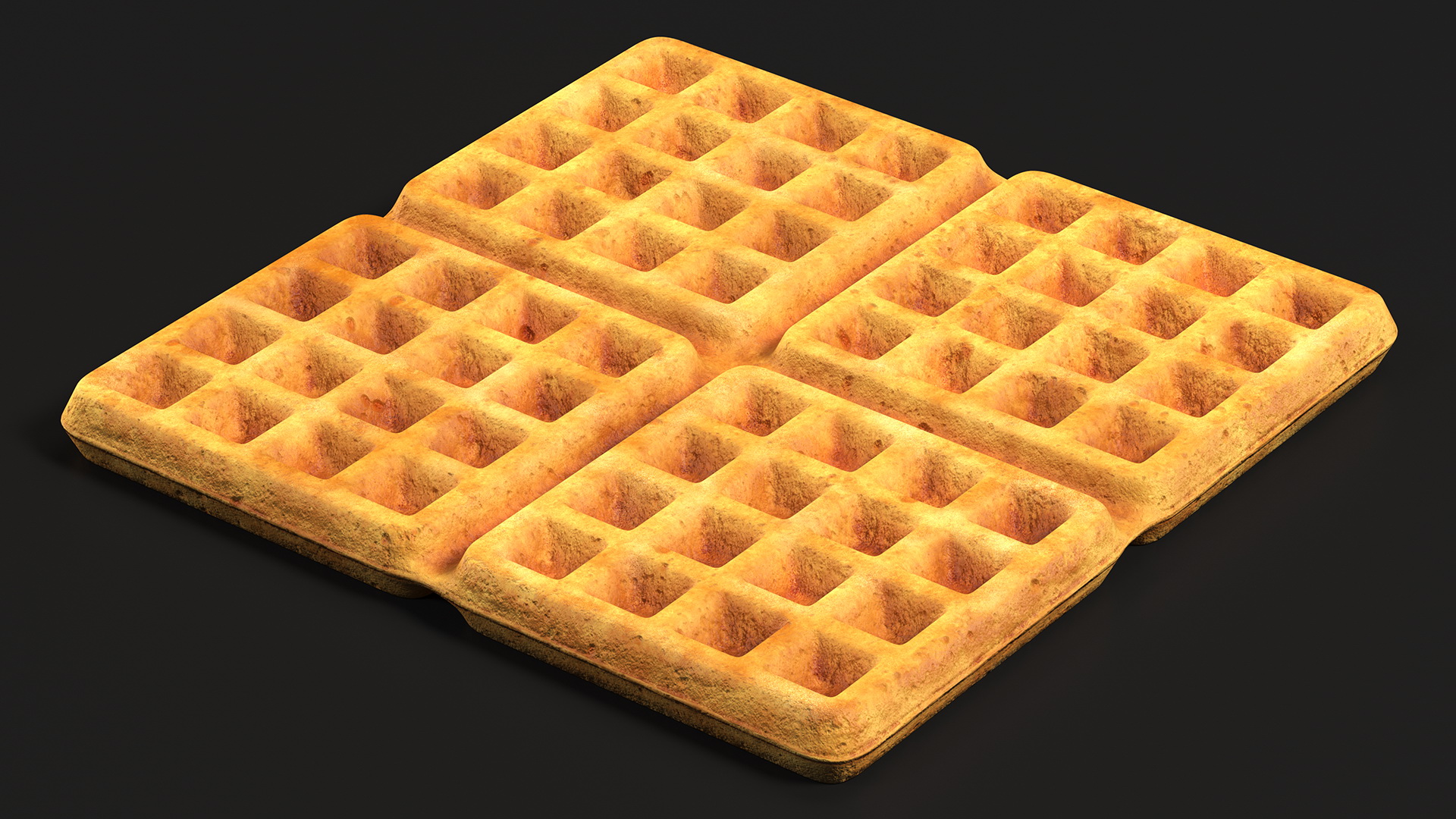 3D Square Waffle model