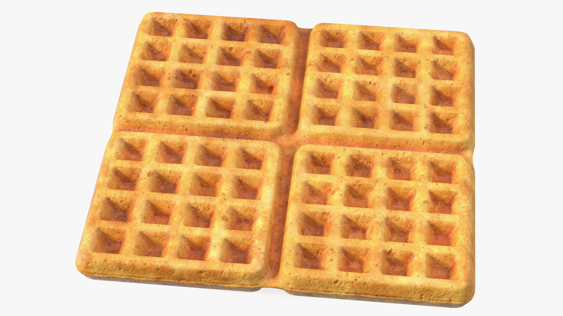 3D Square Waffle model