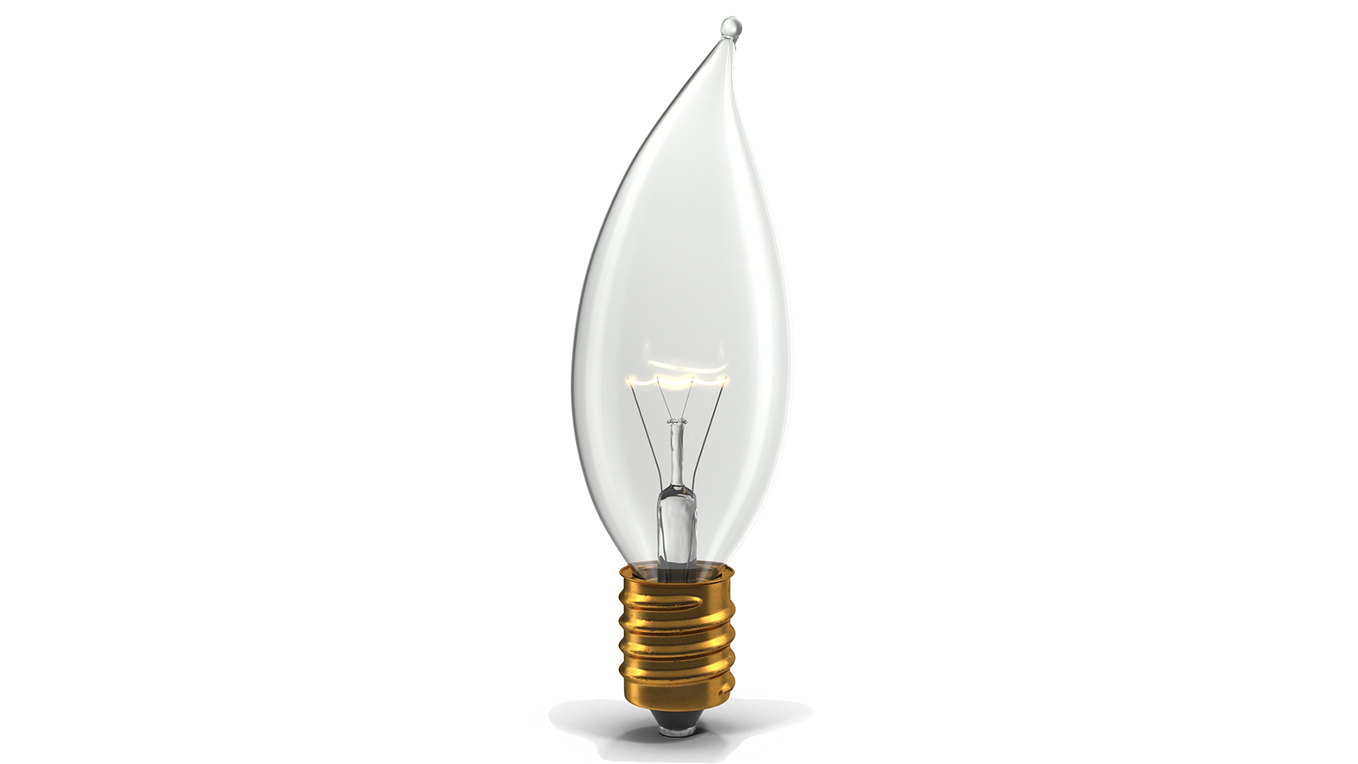 Flame Candelabra Light Bulb 3D