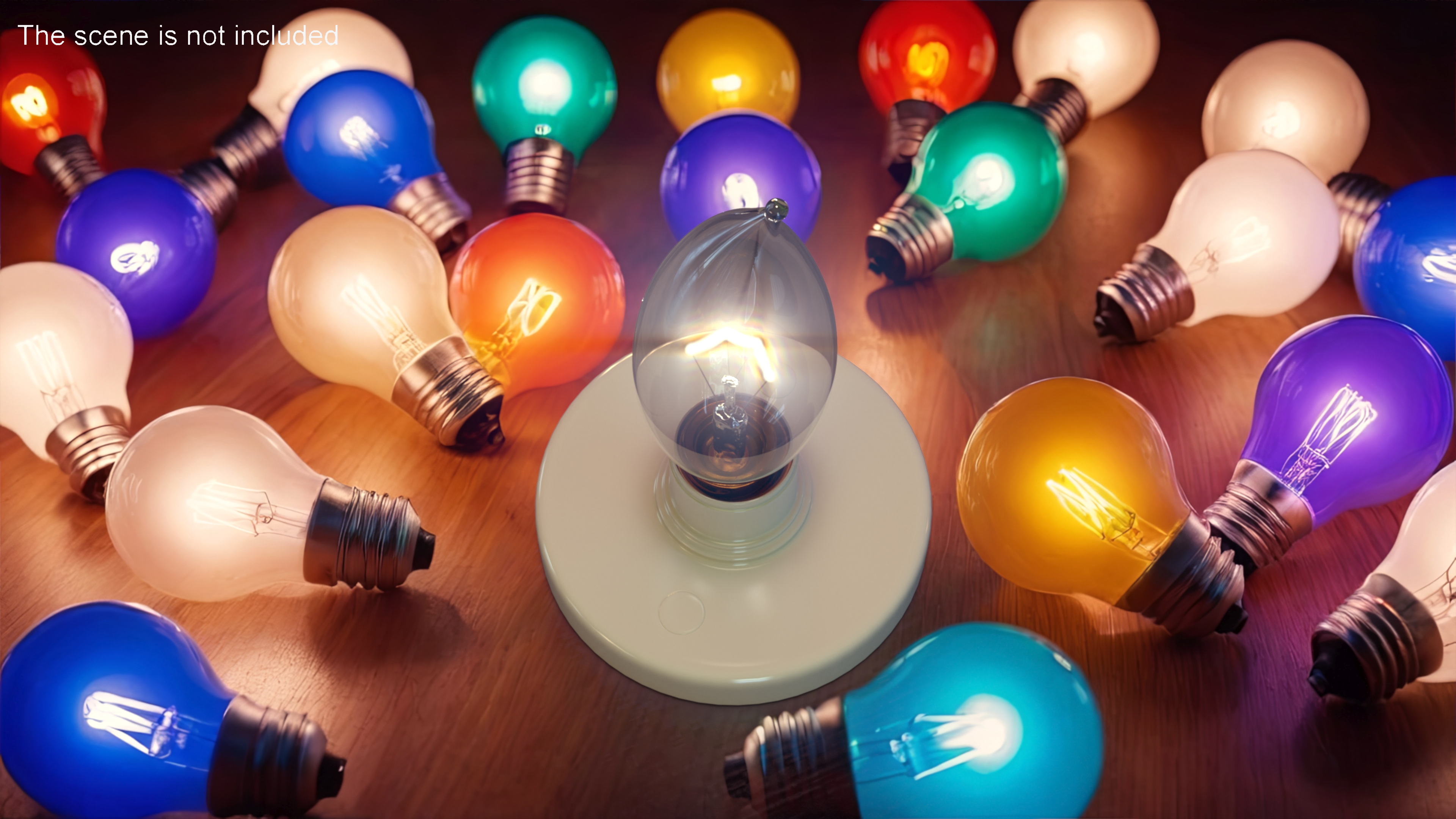 Flame Candelabra Light Bulb 3D