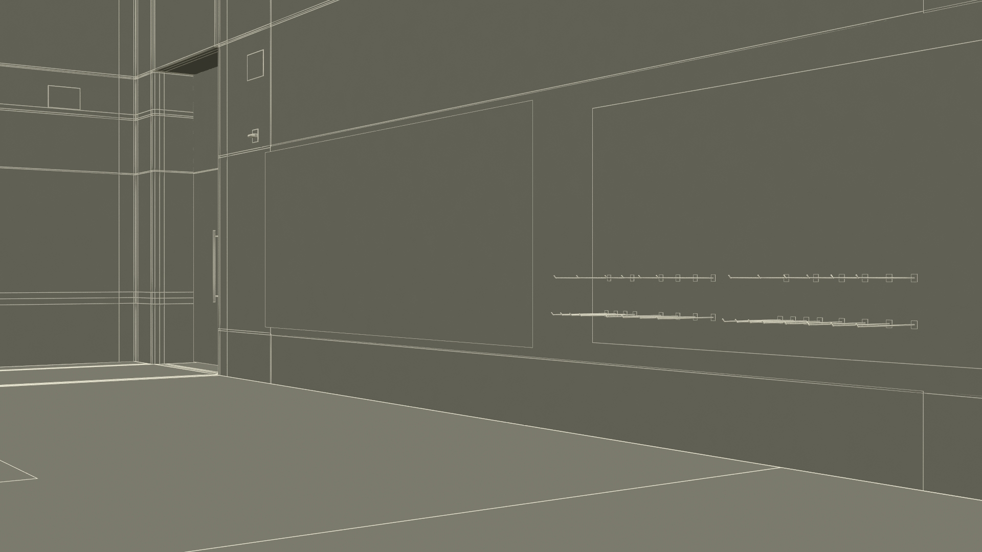 3D Empty Apple Store Space model