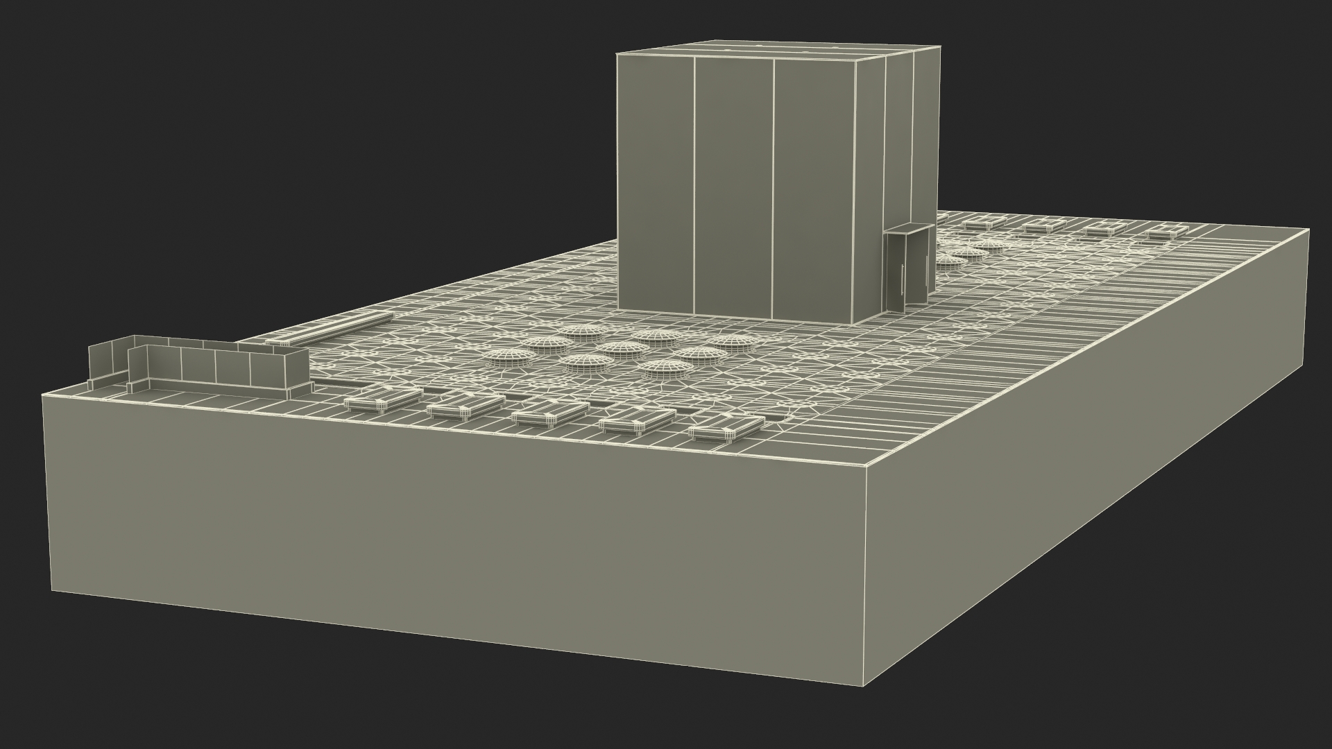 3D Empty Apple Store Space model