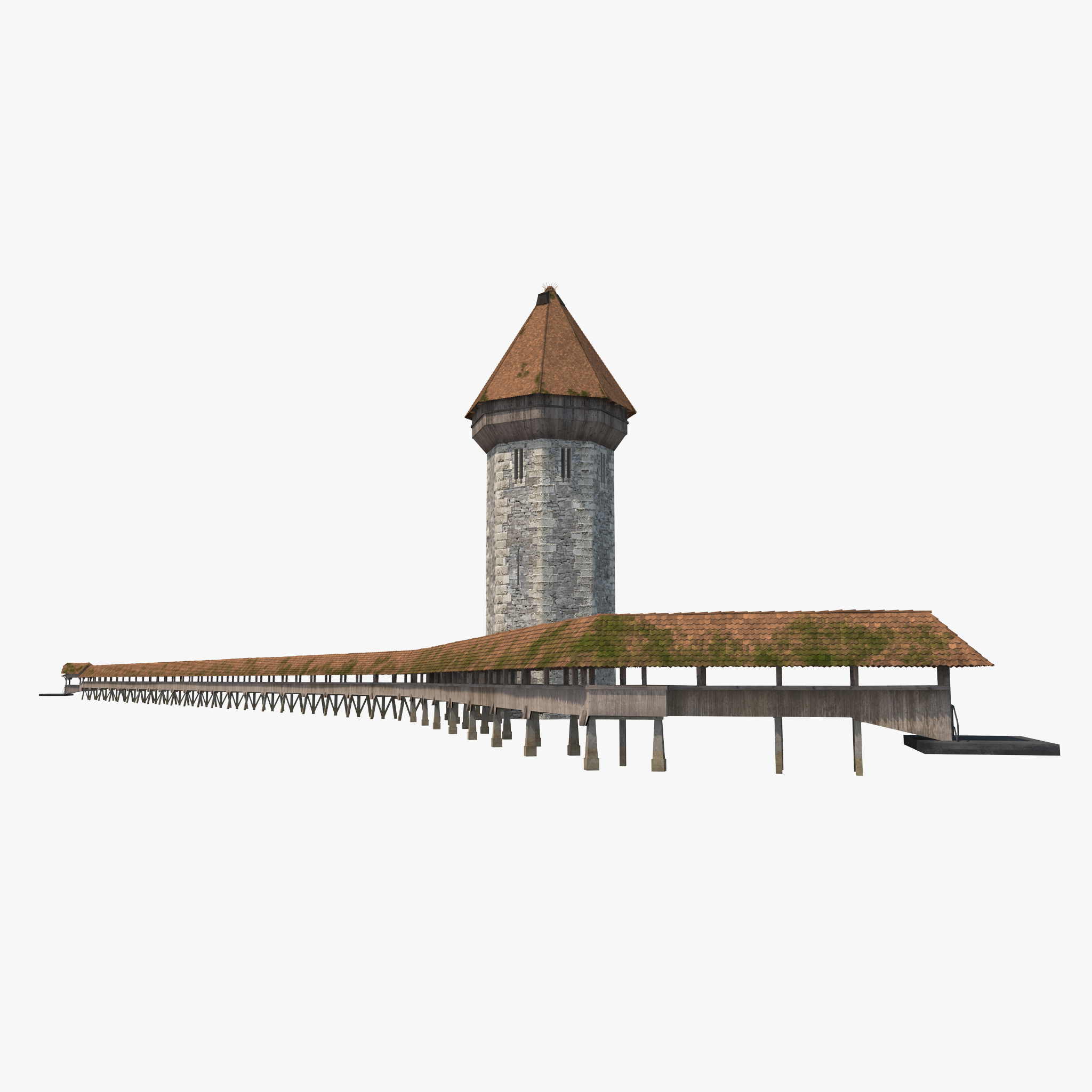 Chapel Bridge Wooden Footbridge