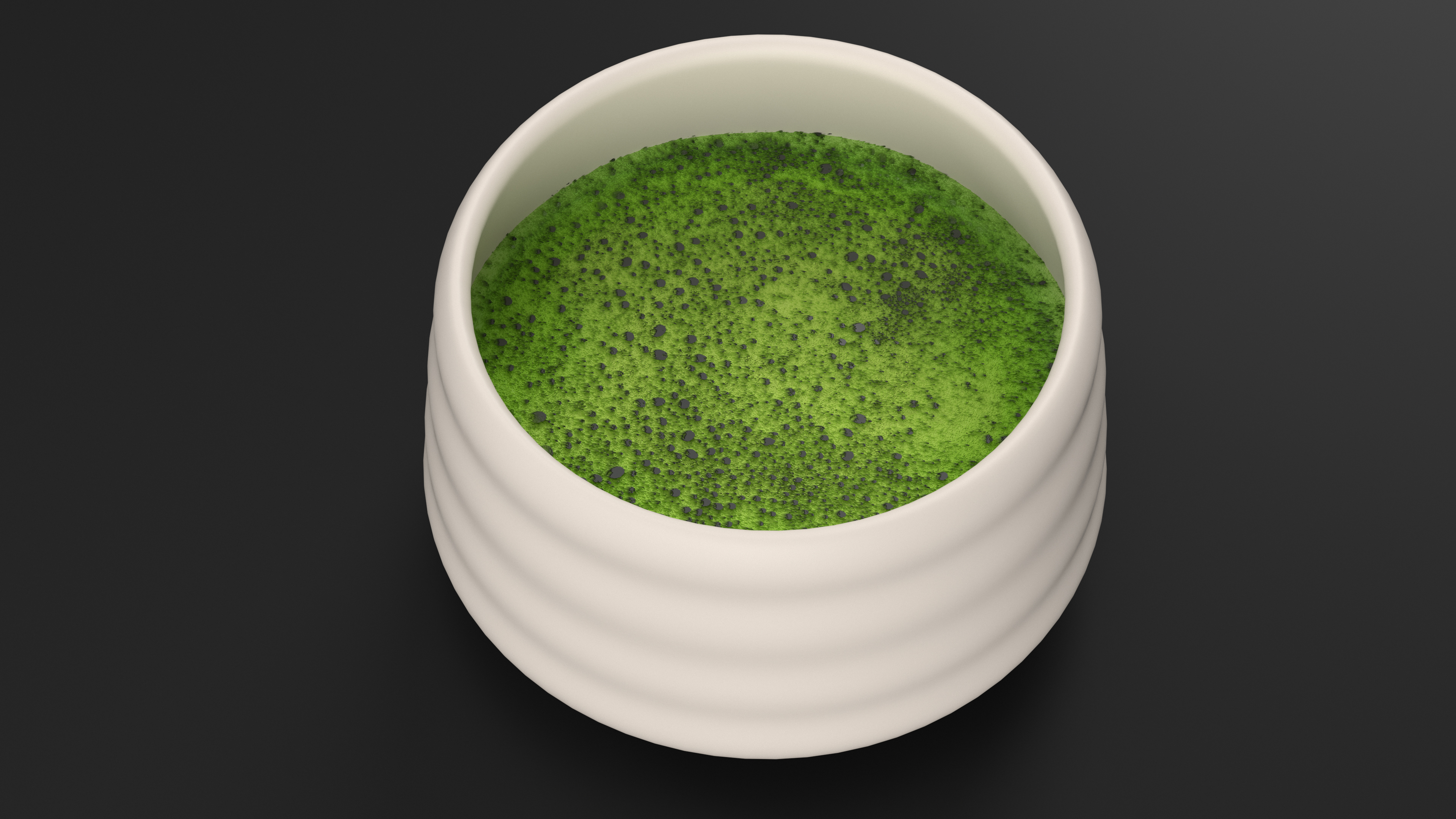 3D model Bowl With Matcha Tea