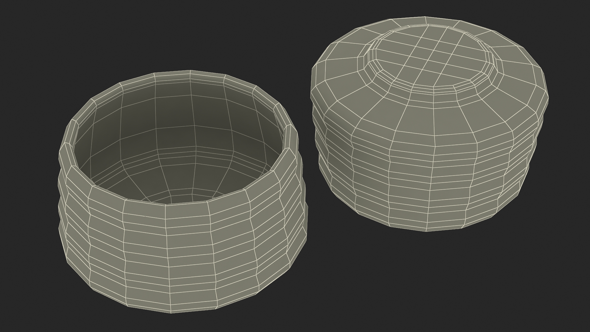 3D model Bowl With Matcha Tea