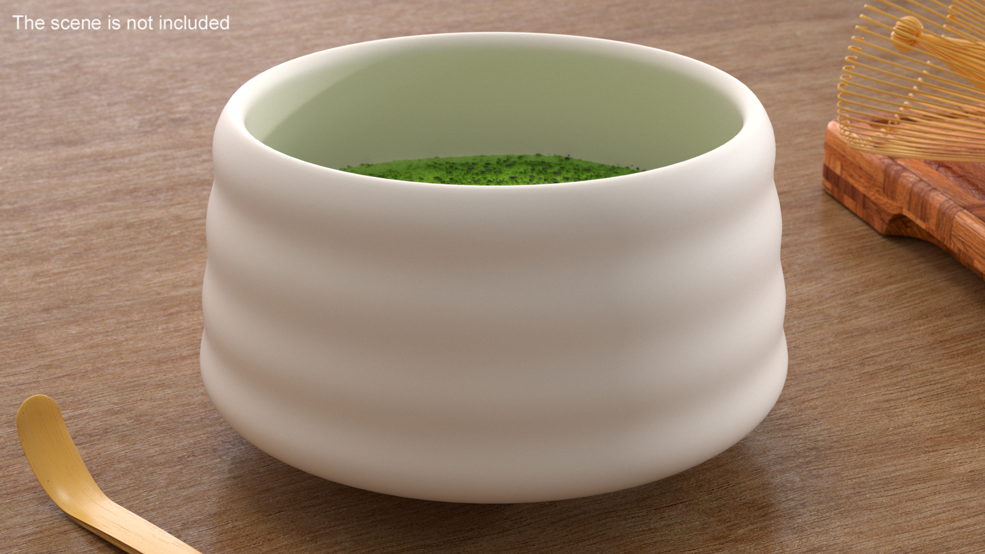 3D model Bowl With Matcha Tea