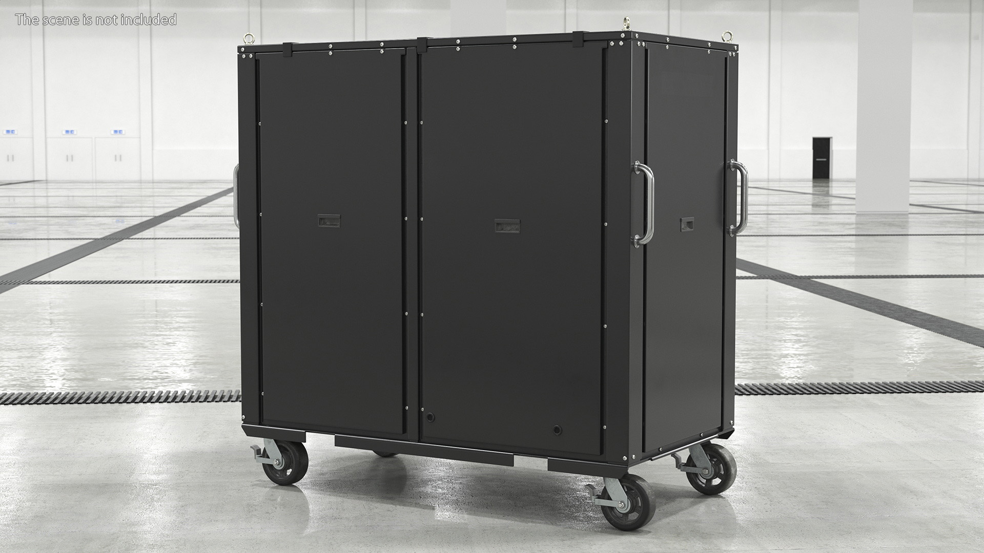 3D Mobile Industrial Cooling Black