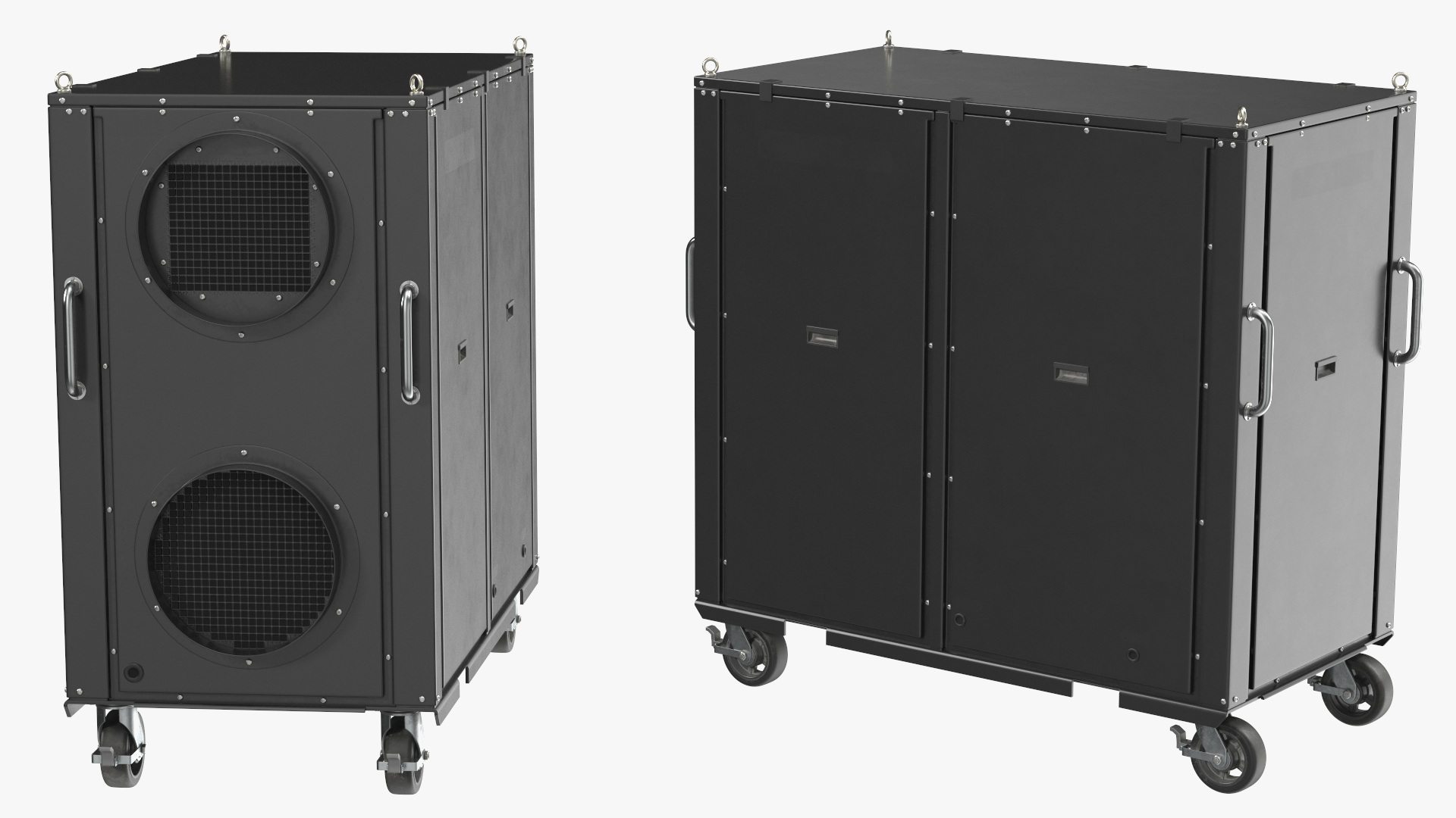3D Mobile Industrial Cooling Black