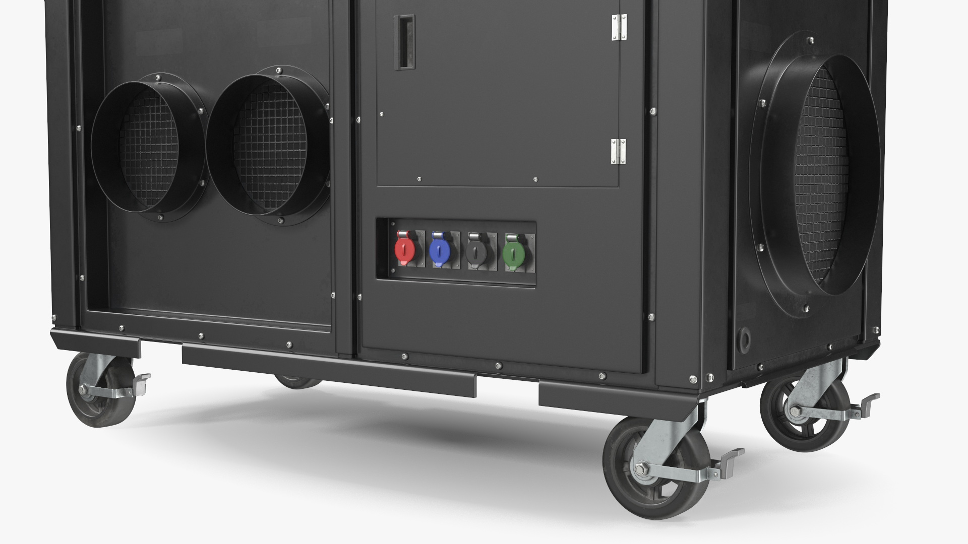 3D Mobile Industrial Cooling Black