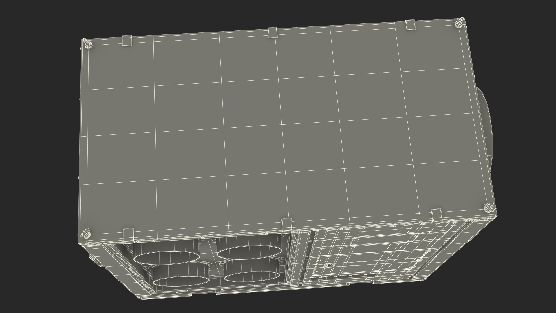 3D Mobile Industrial Cooling Black