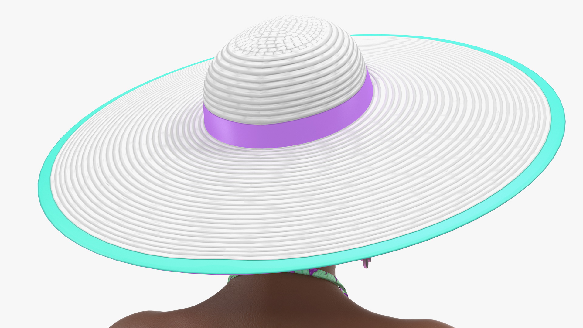 Light Skinned Bikini Girl T Pose 3D