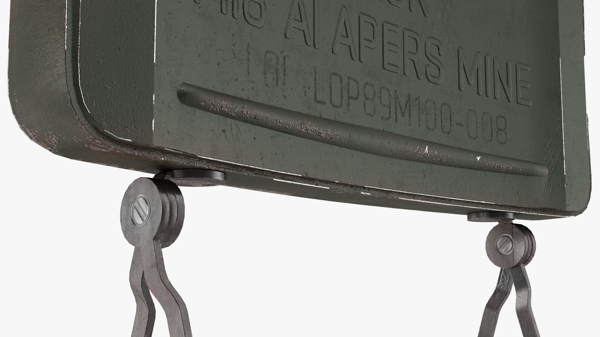 3D model Claymore M18A1 Anti-Man Mine Game Weapon