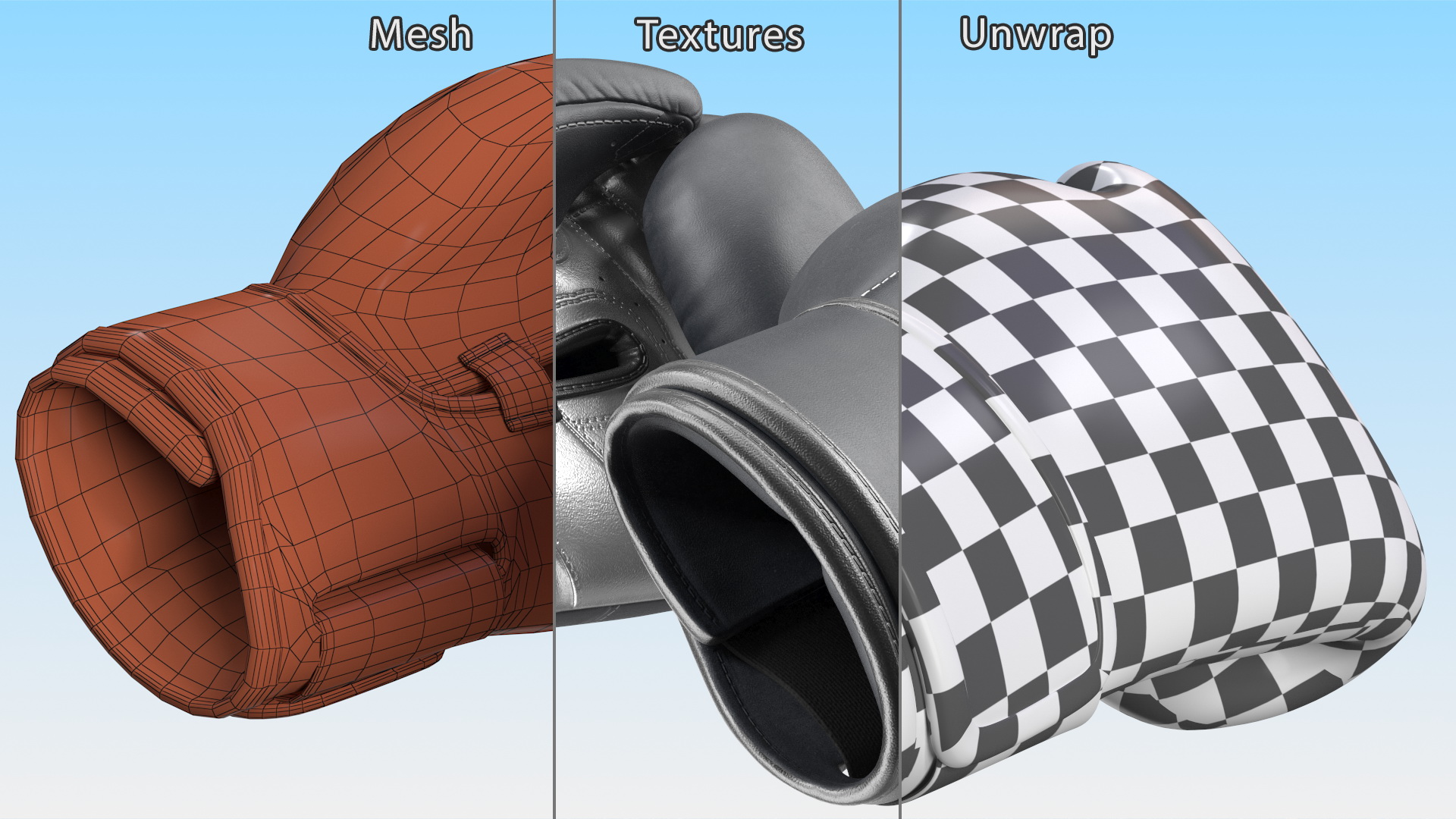 3D Boxing Gloves model