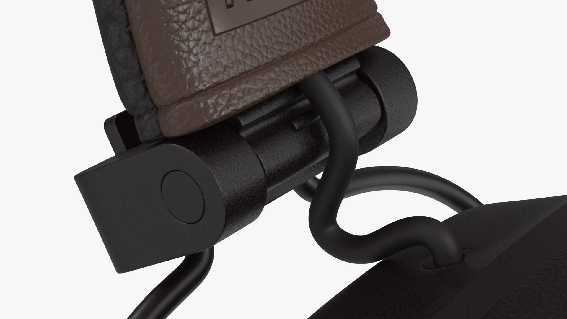 Marshall Headphones Brown Rigged 3D